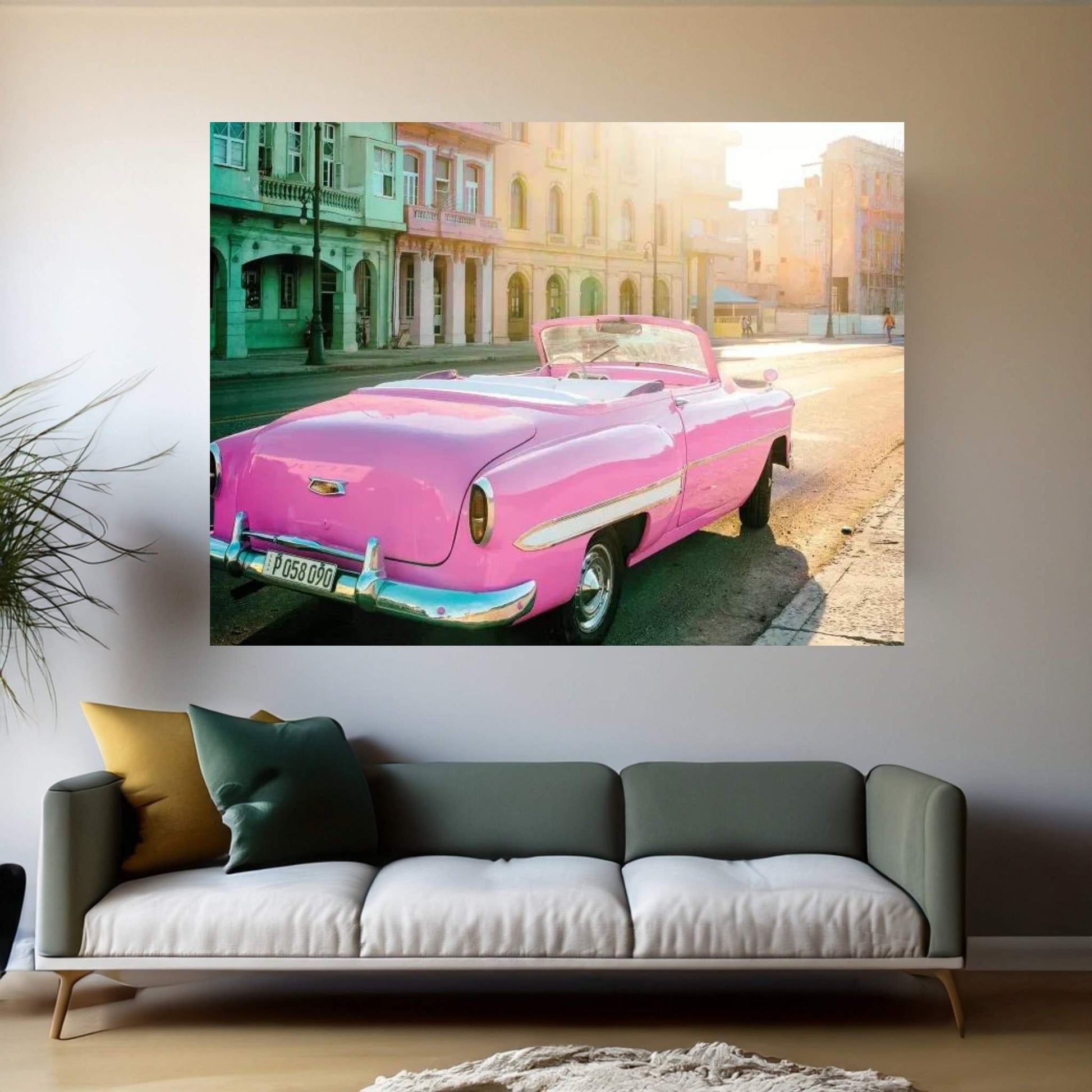 Malecon Canvas Wall Art - Y Canvas