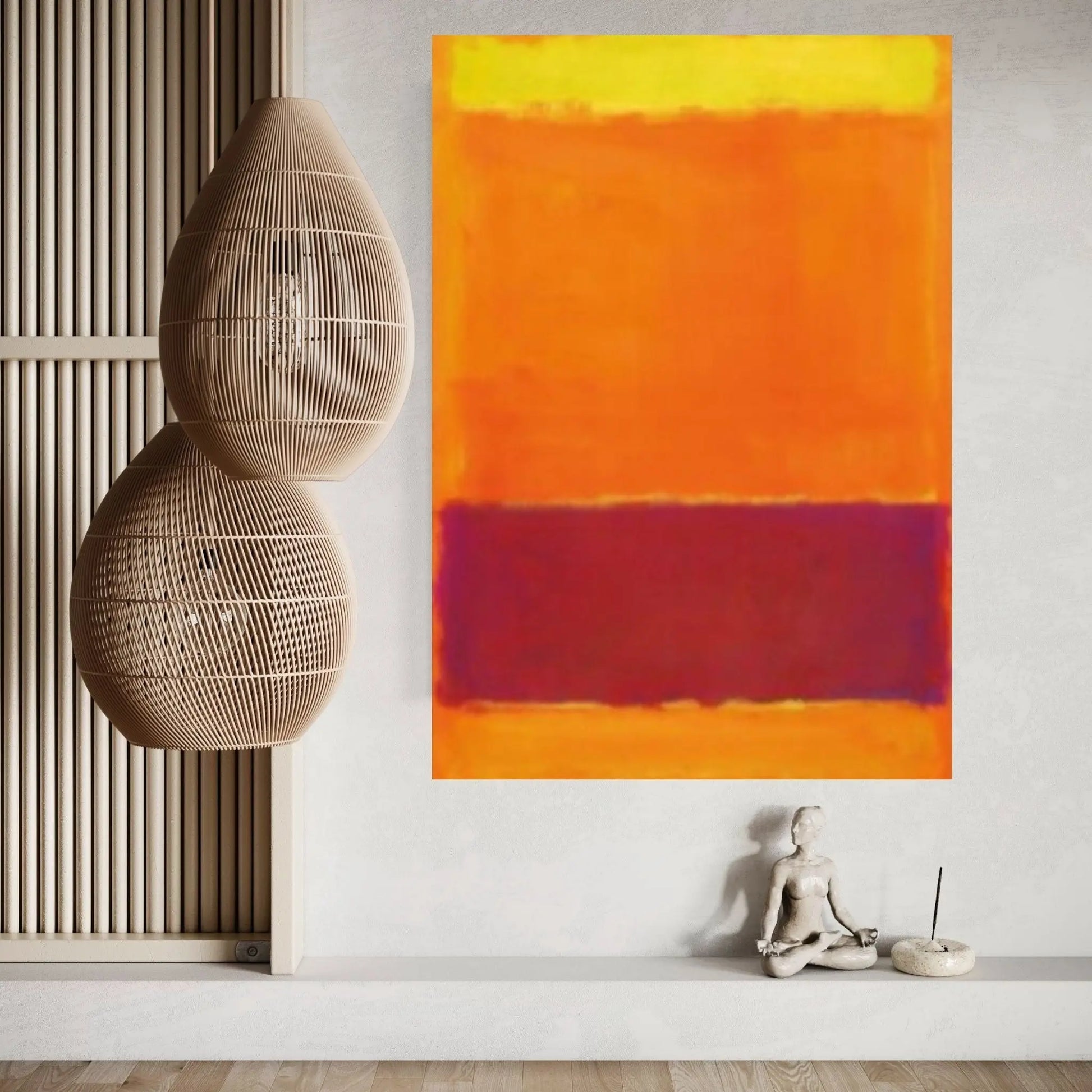 Mark Rothko Frame Canvas/Poster Art Reproduction, Rothko Reproduction - Y Canvas