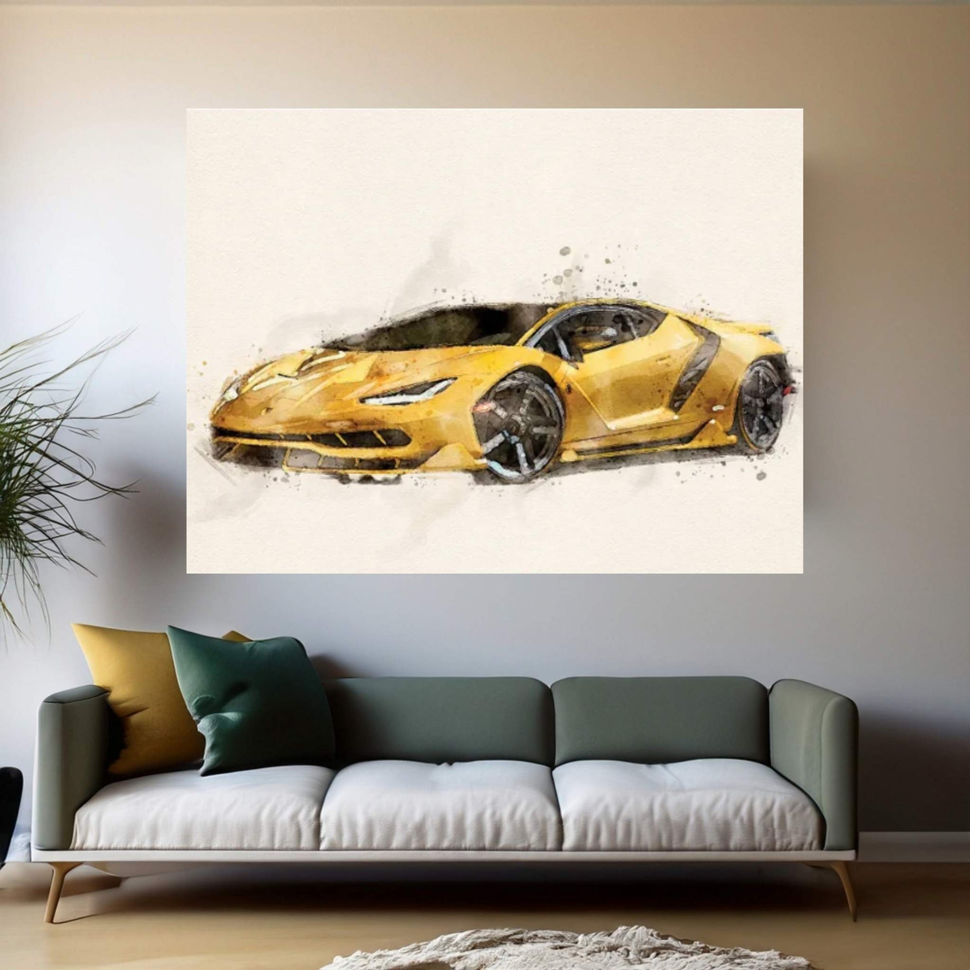Lamborghini Centenario Coupe Canvas Wall Art - Y Canvas