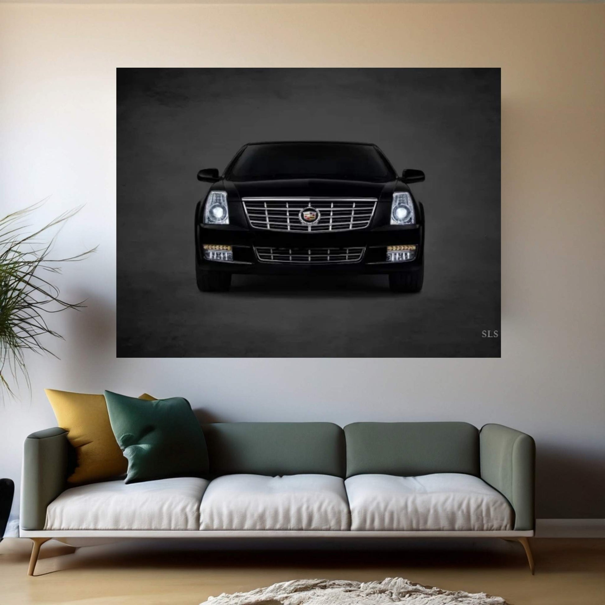 Cadillac SLS Canvas Wall Art - Y Canvas