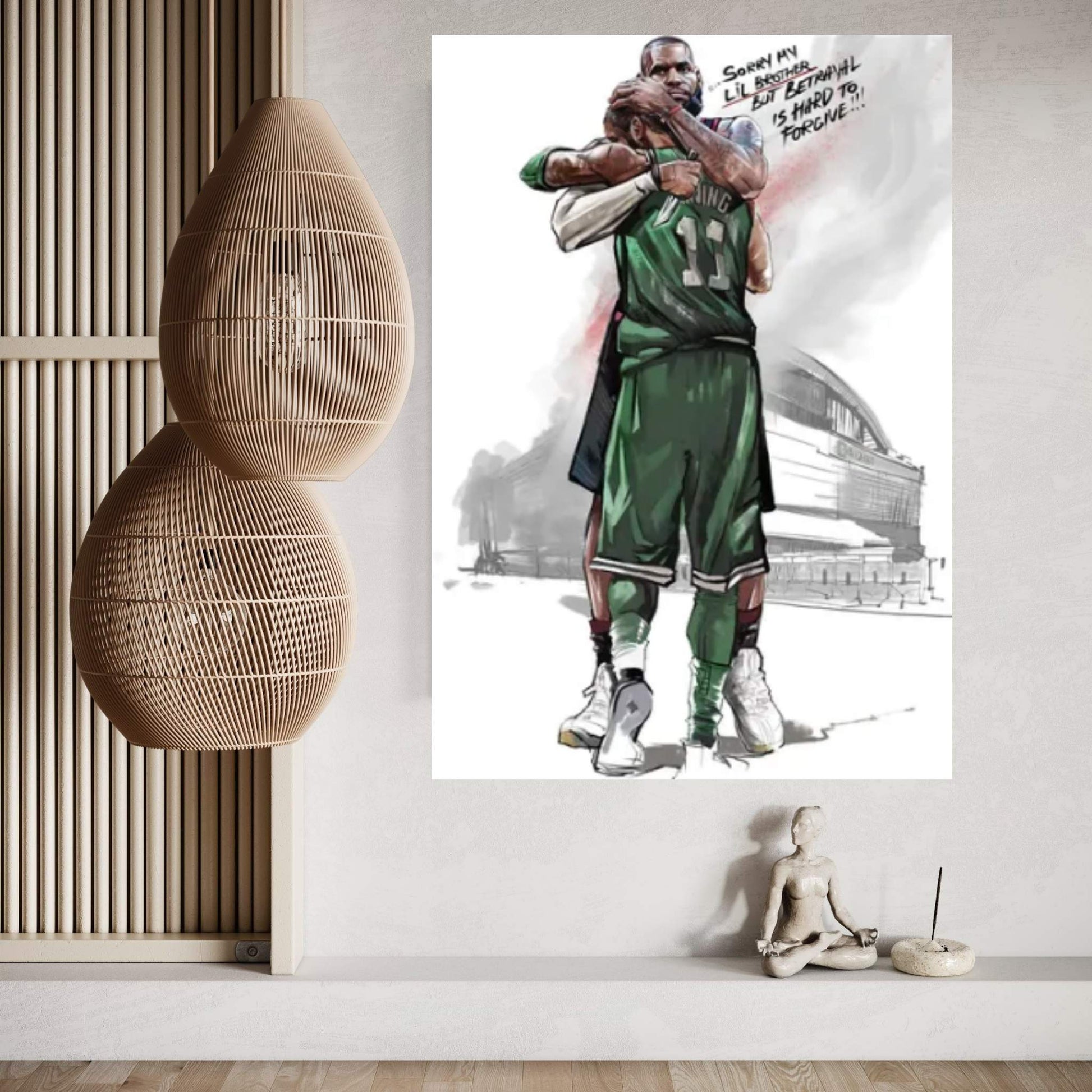 Little Brother Canvas Wall Art - Y Canvas