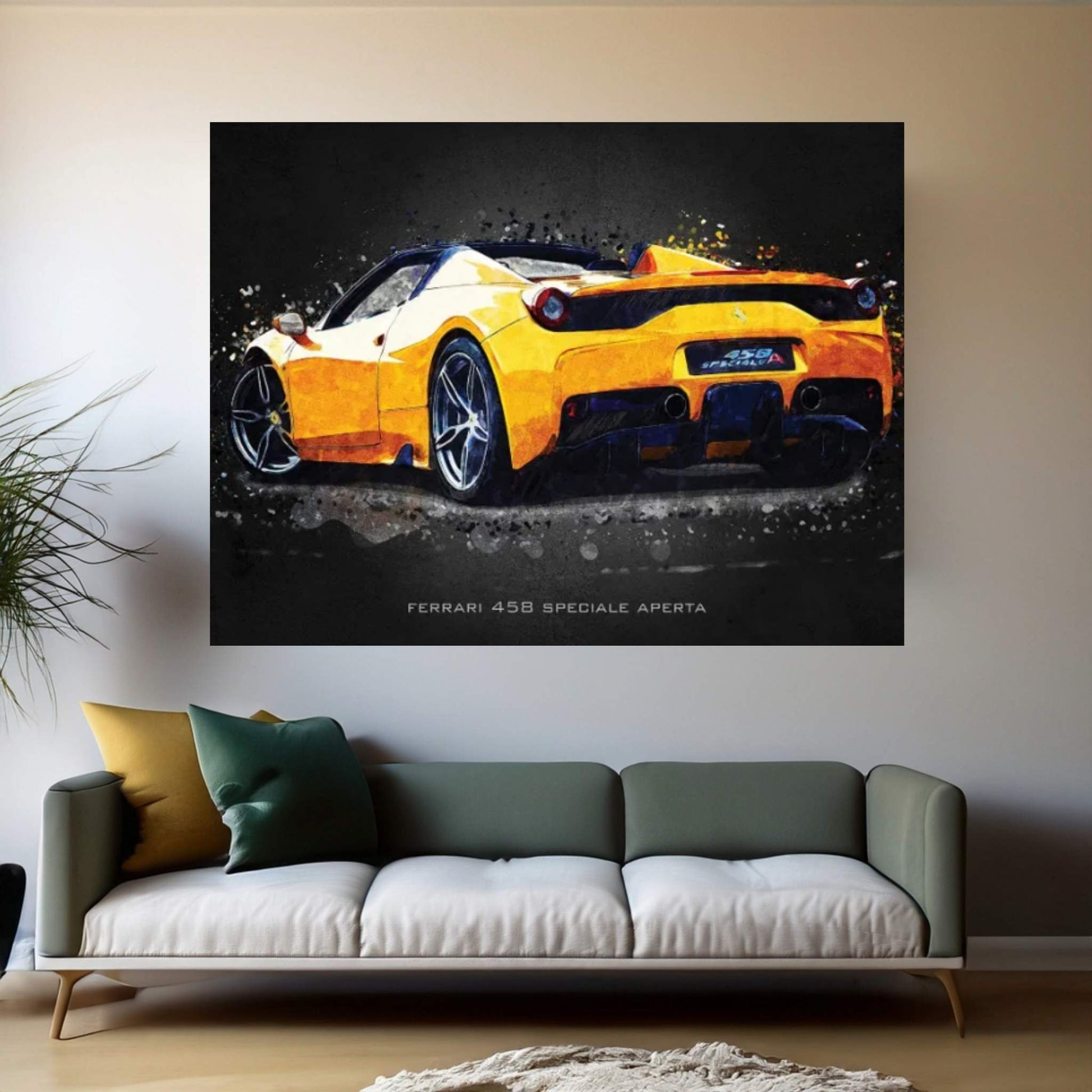 Ferrari 458 Speciale Aperta Canvas Wall Art - Y Canvas