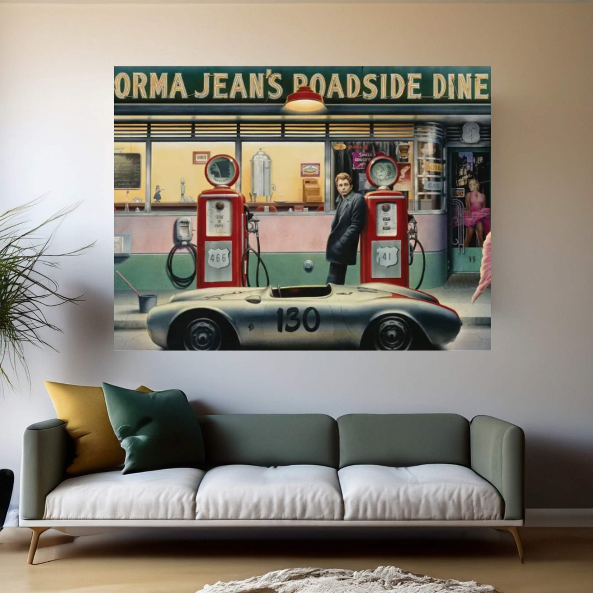 Destiny Highway Canvas Wall Art - Y Canvas