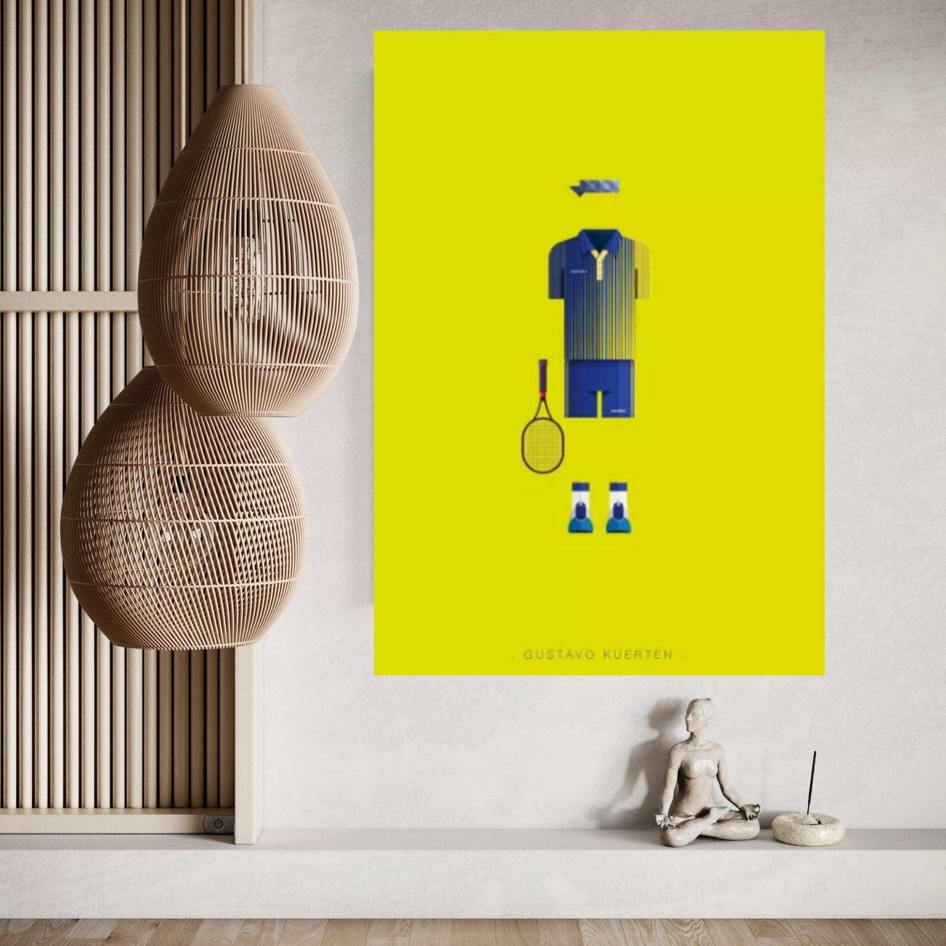 Gustavo Kuerten Canvas Wall Art - Y Canvas