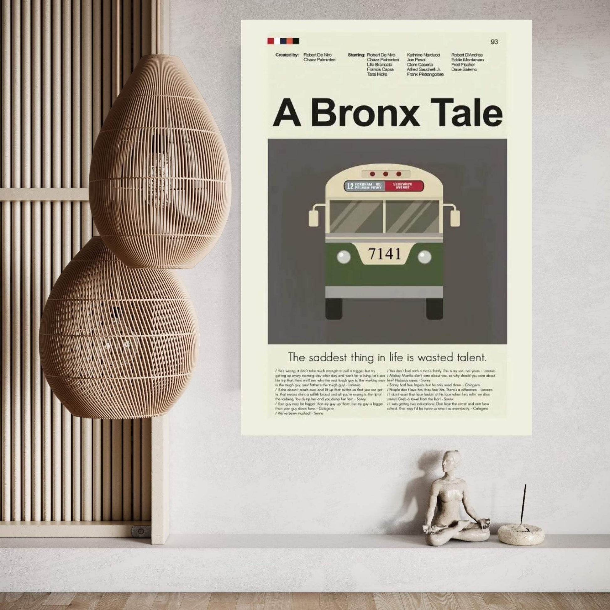 A Bronx Tale Canvas Wall Art - Y Canvas
