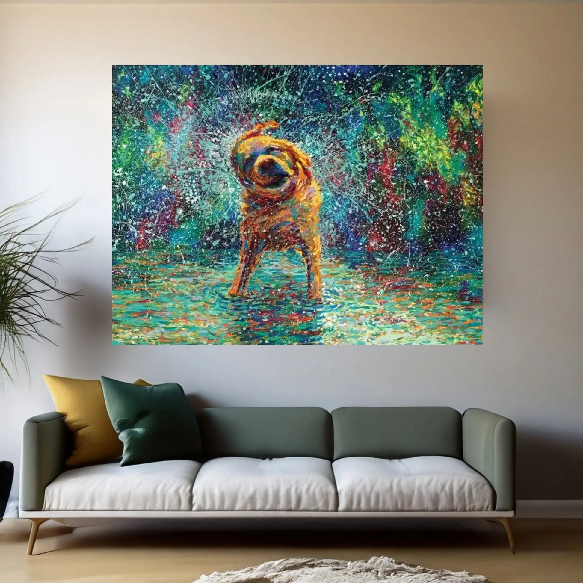 Shakin' Jake Canvas Wall Art - Y Canvas