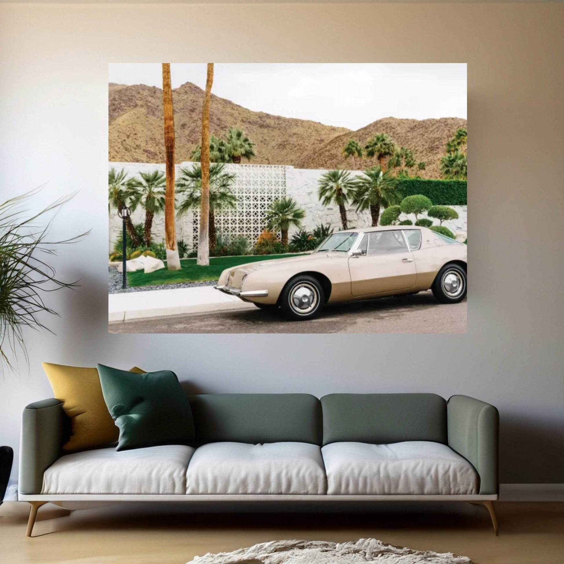 Palm Springs Ride III Canvas Wall Art - Y Canvas