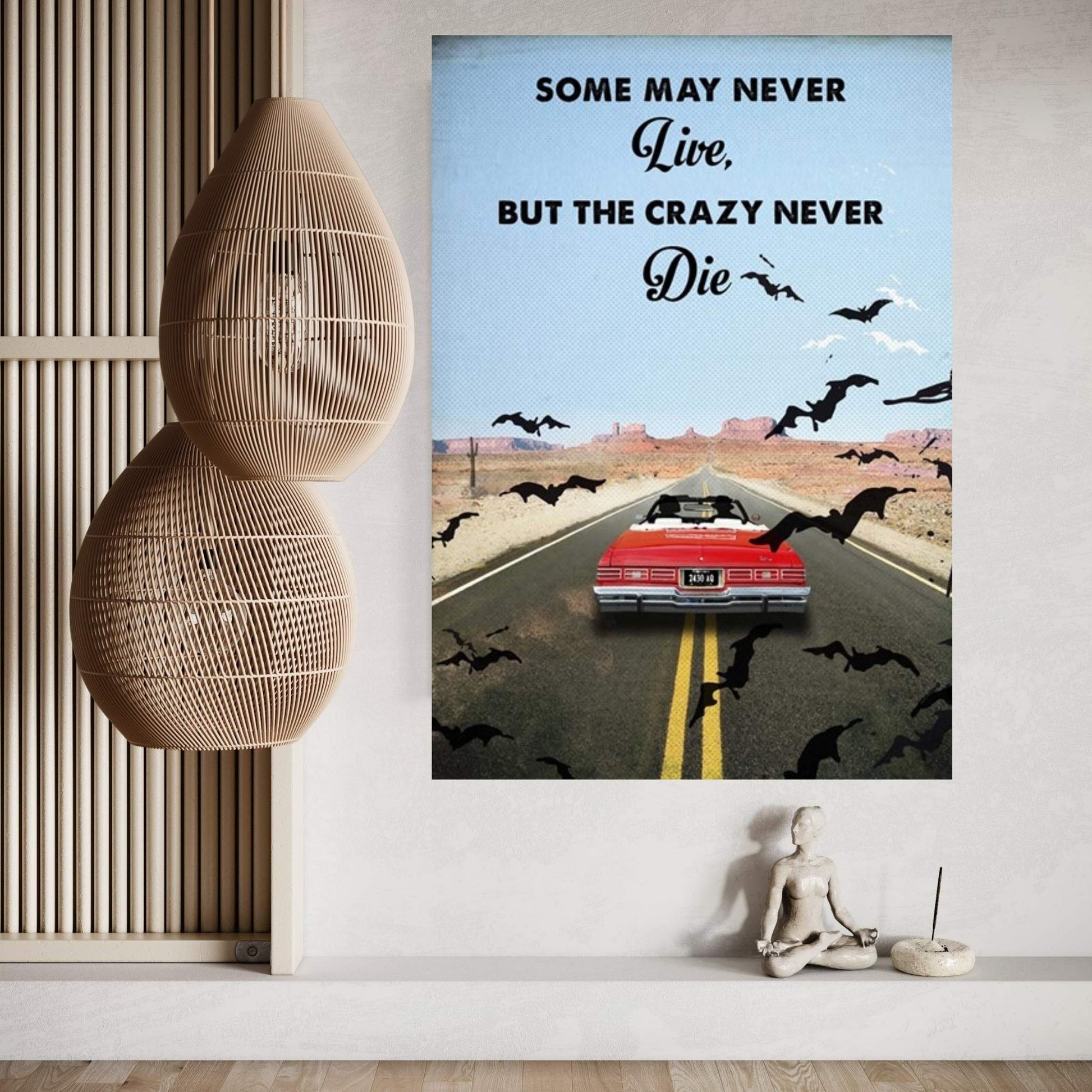 Fear And Loathing In Las Vegas Travel Movie Art Canvas Wall Art - Y Canvas