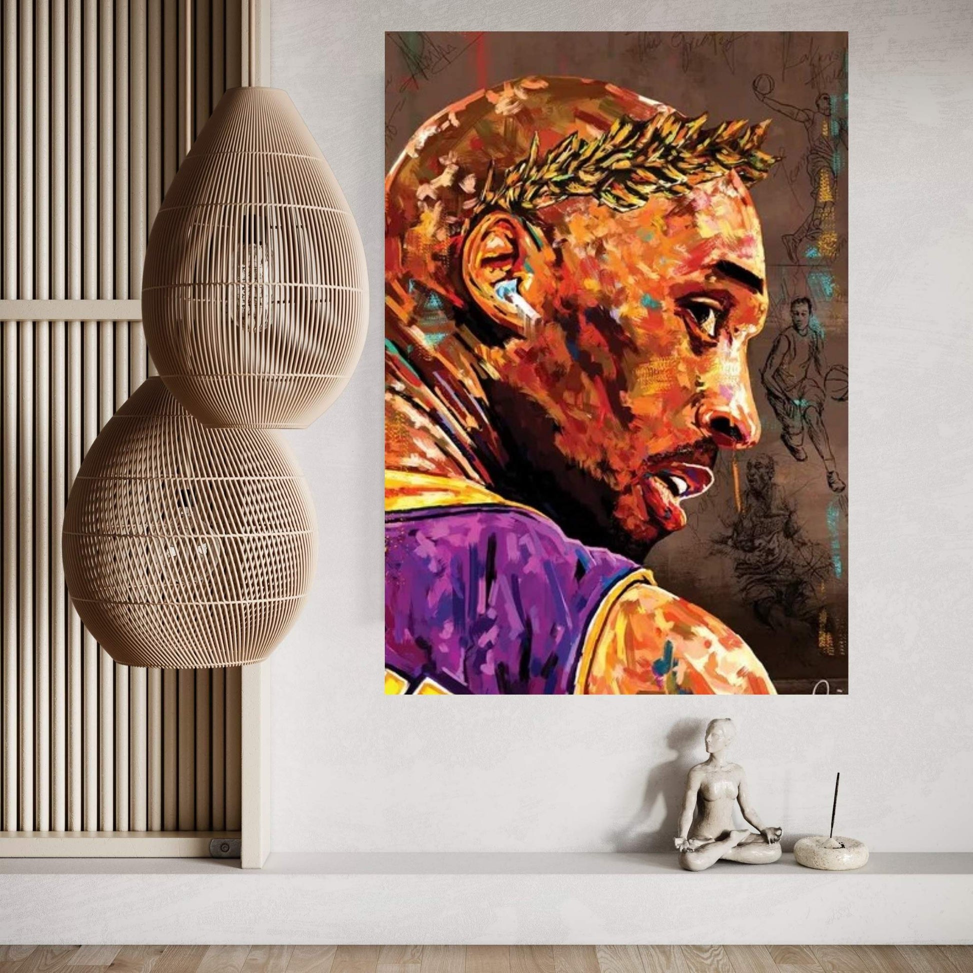 Kobe Bryant Canvas Wall Art - Y Canvas