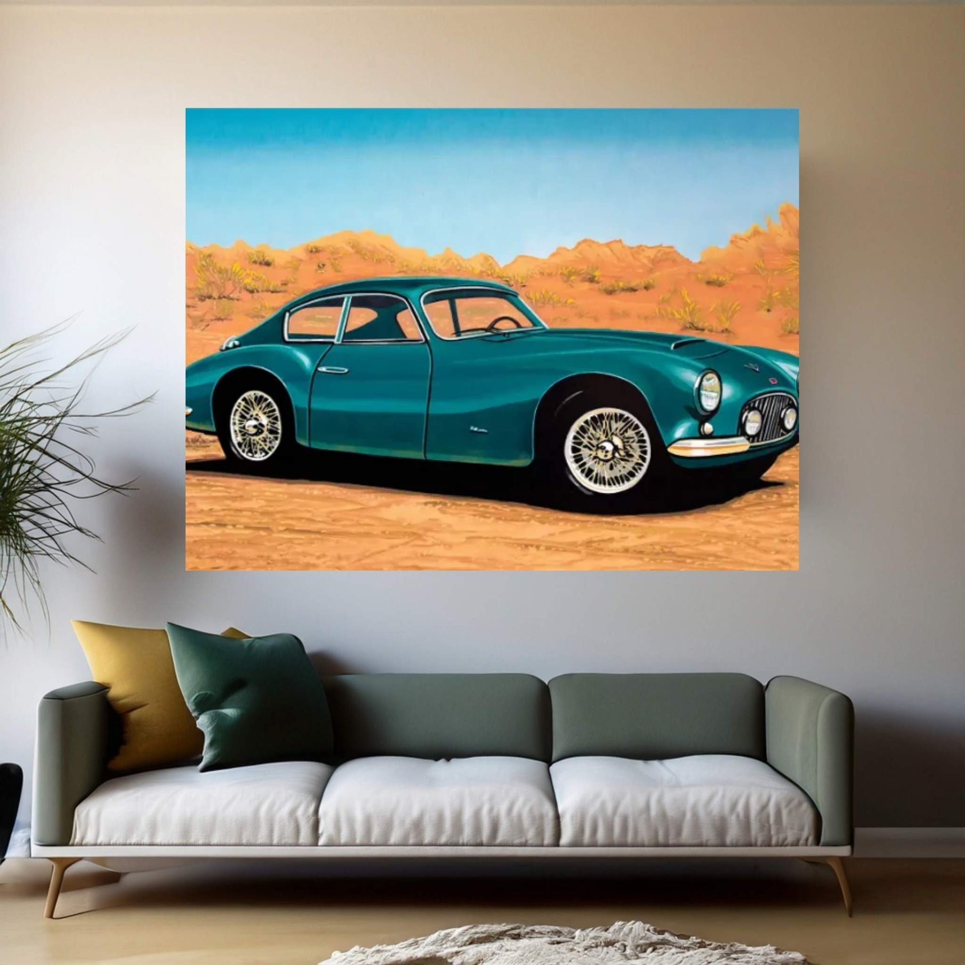 Fiat V8 Canvas Wall Art - Y Canvas