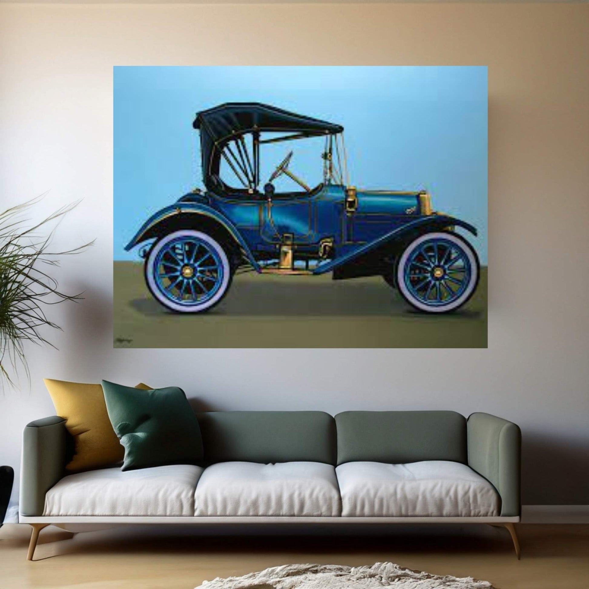 Overland 1911 Canvas Wall Art - Y Canvas