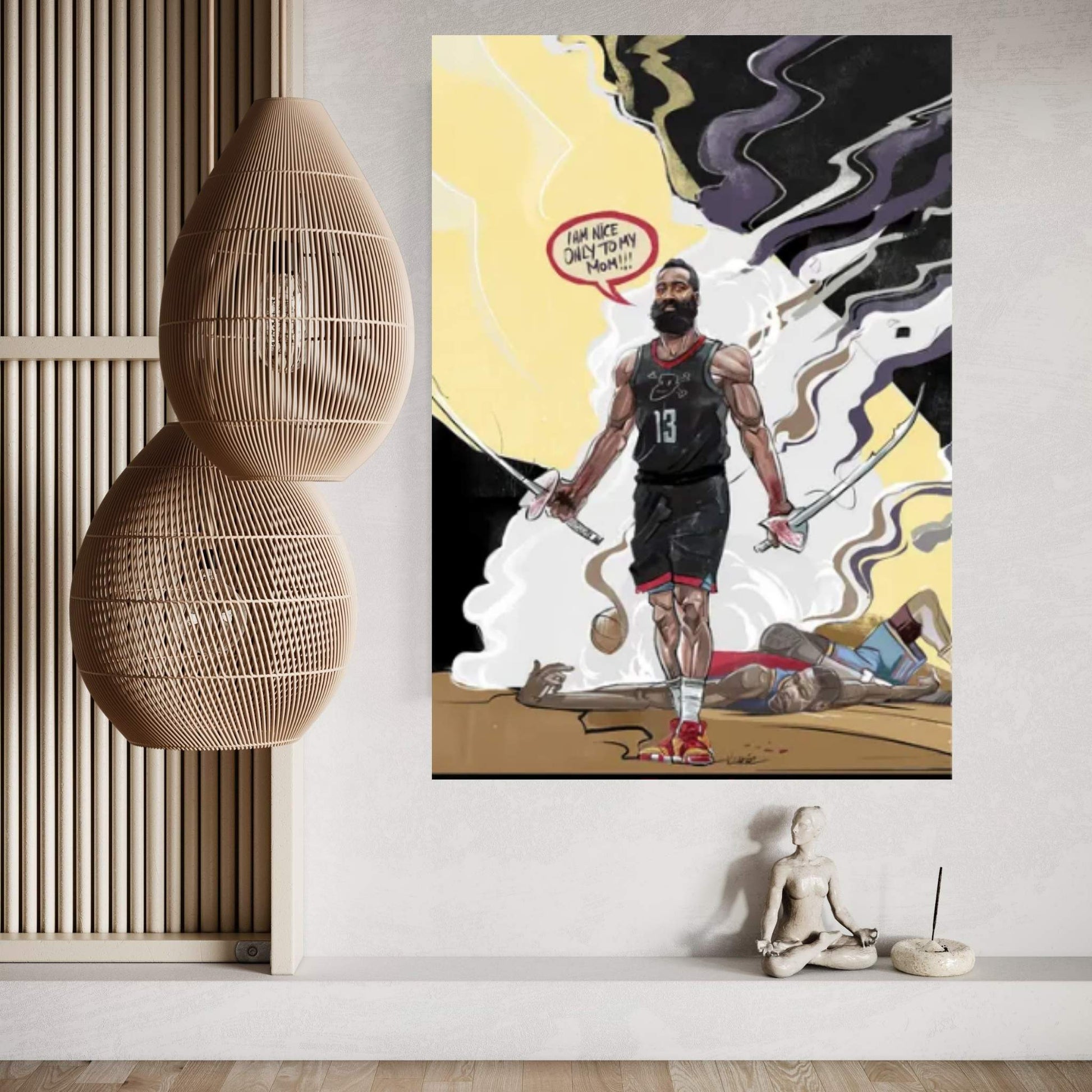 Beard Canvas Wall Art - Y Canvas