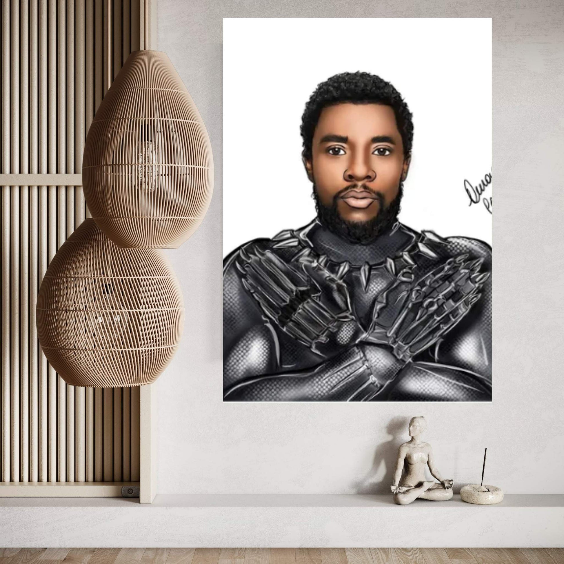 T’Challa Canvas Wall Art - Y Canvas