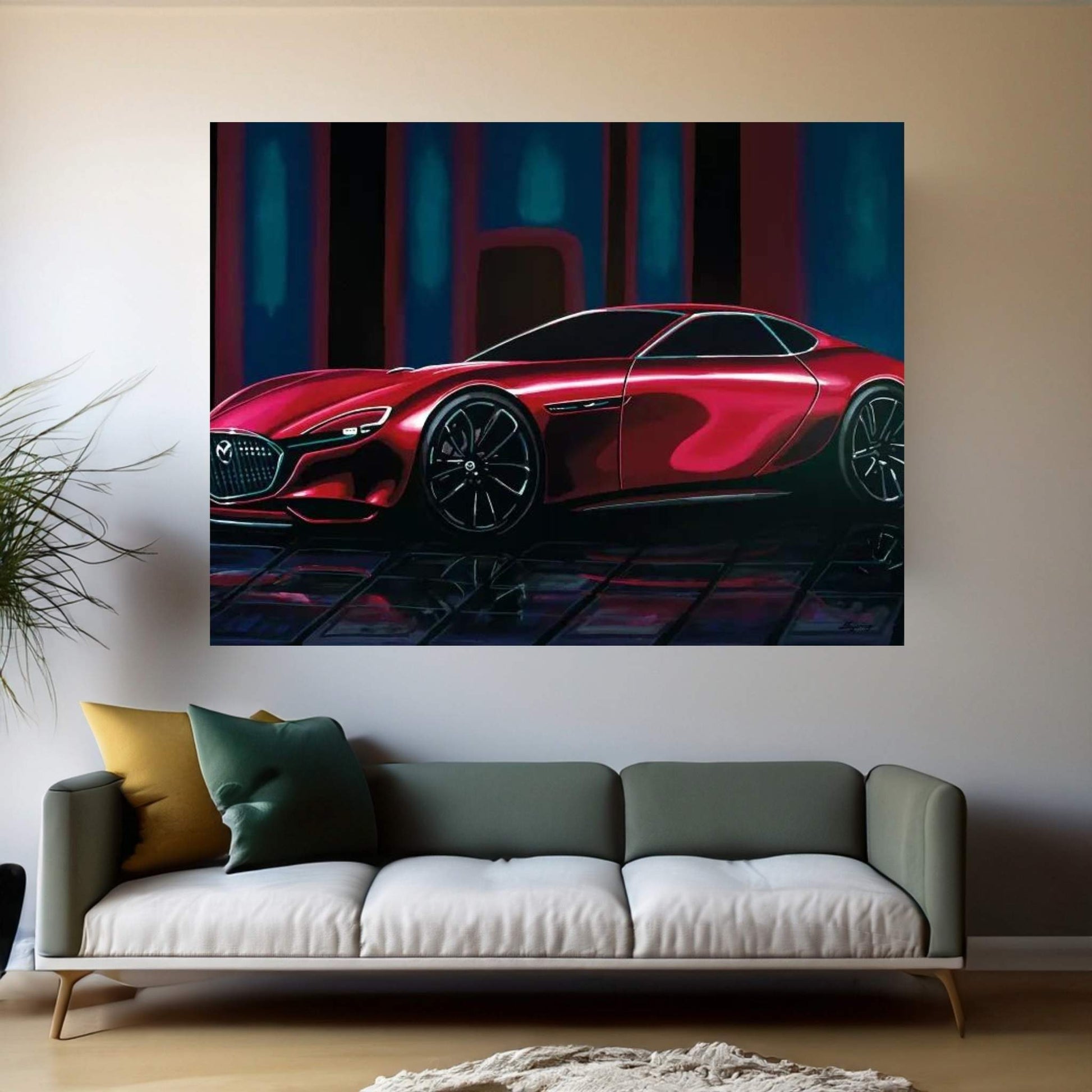 Mazda Rx Vision Canvas Wall Art - Y Canvas