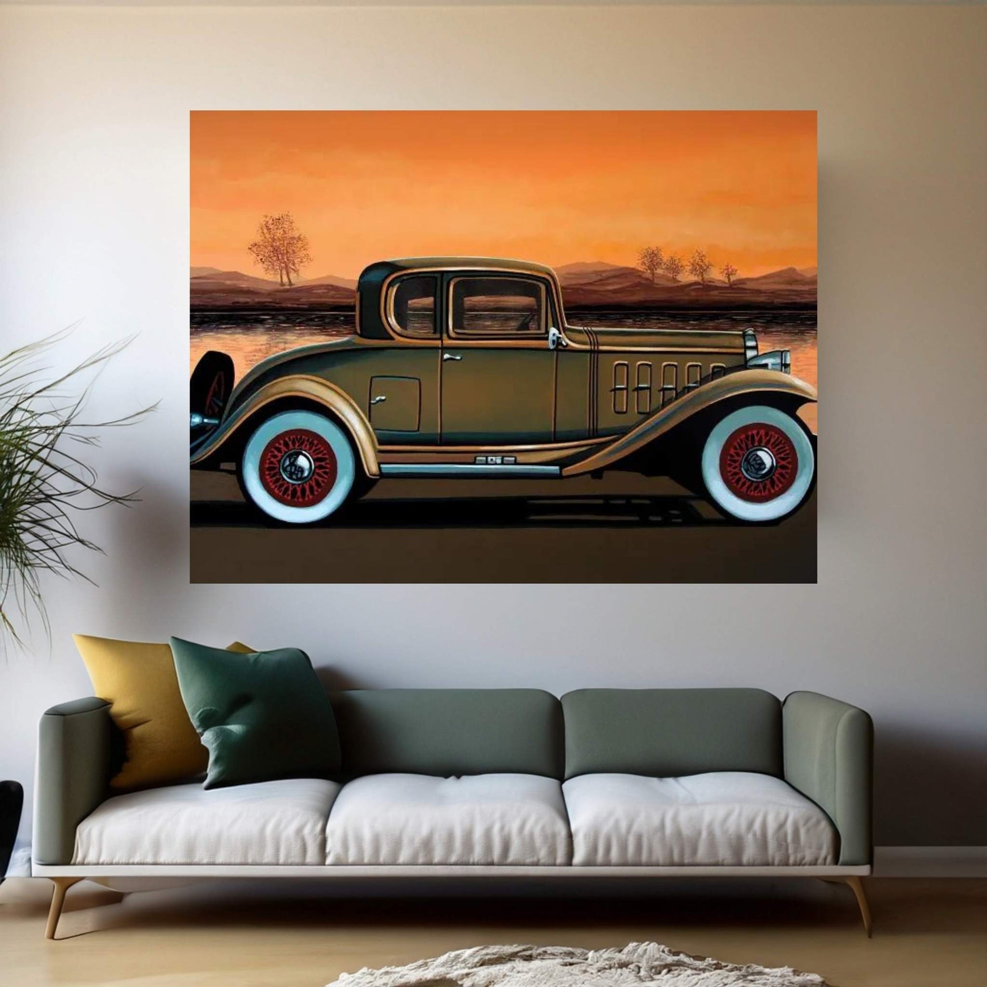 Buick 96 S Coupe 1932 Canvas Wall Art - Y Canvas