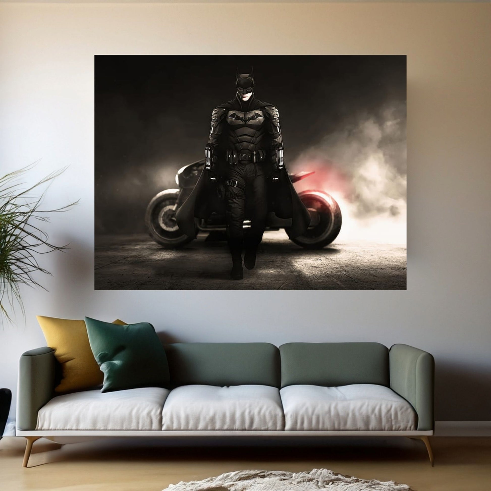 Batman Canvas Wall Art - Y Canvas