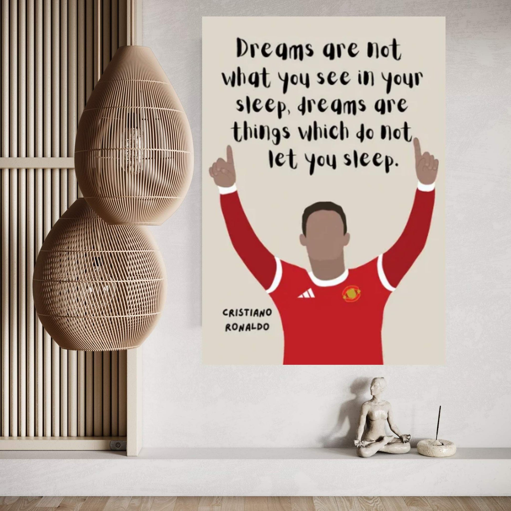 Ronaldo Quote Canvas Wall Art - Y Canvas