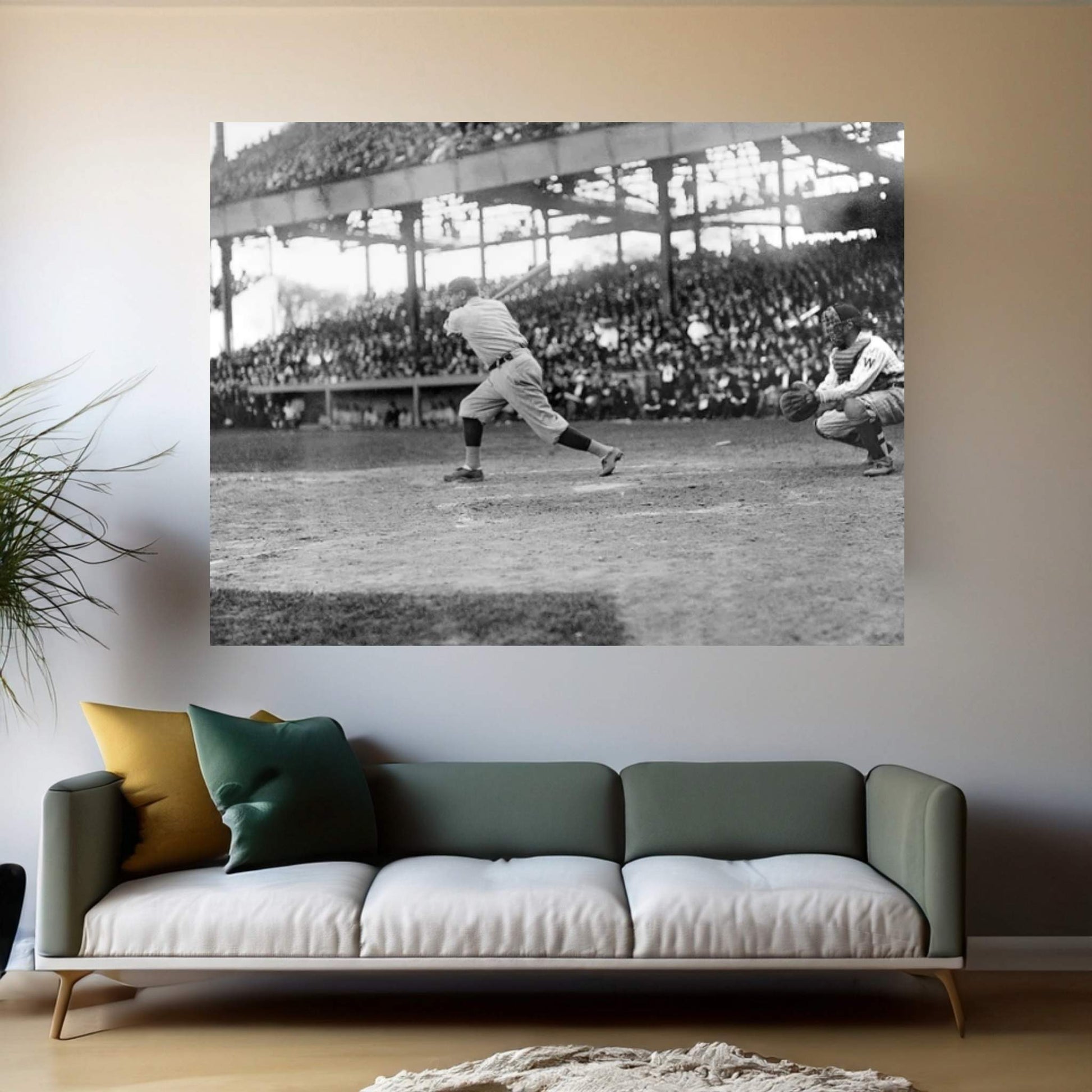 George H. Ruth Canvas Wall Art - Y Canvas