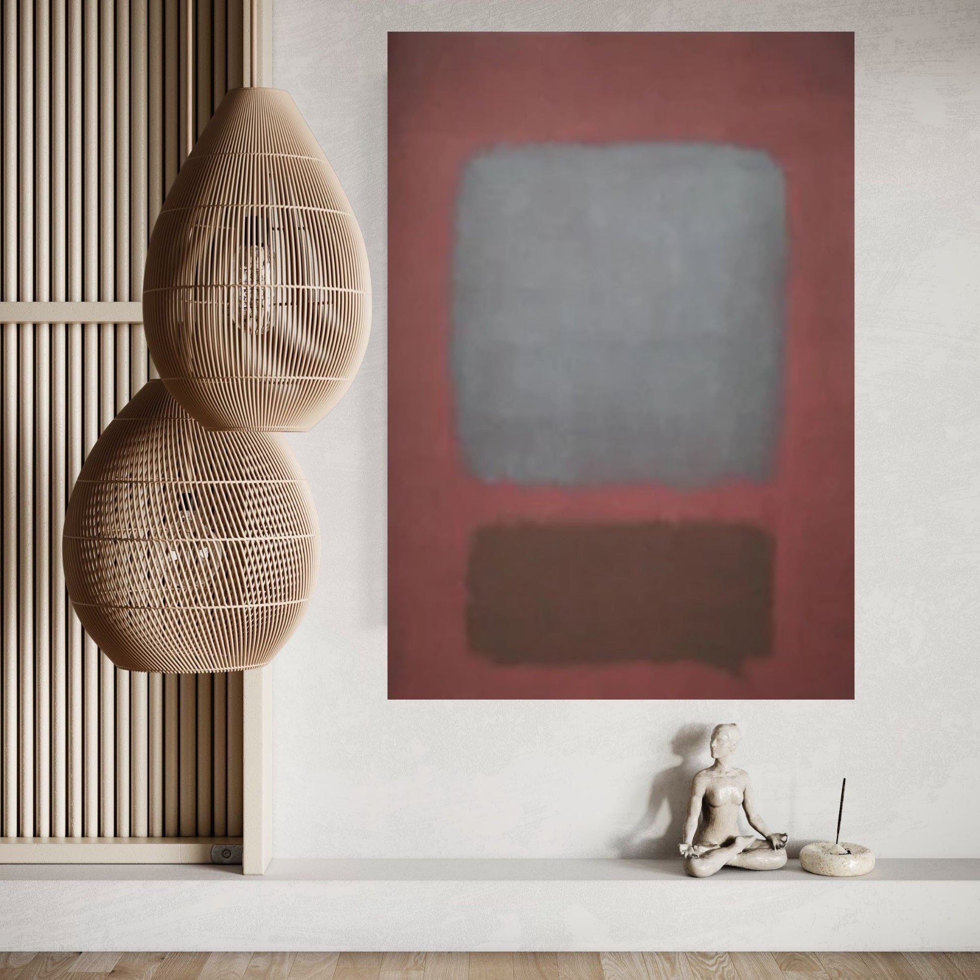 Mark Rothko Frame Canvas/Poster Art Reproduction, Rothko Reproduction, Modern Art Expressionism Painting - Y Canvas