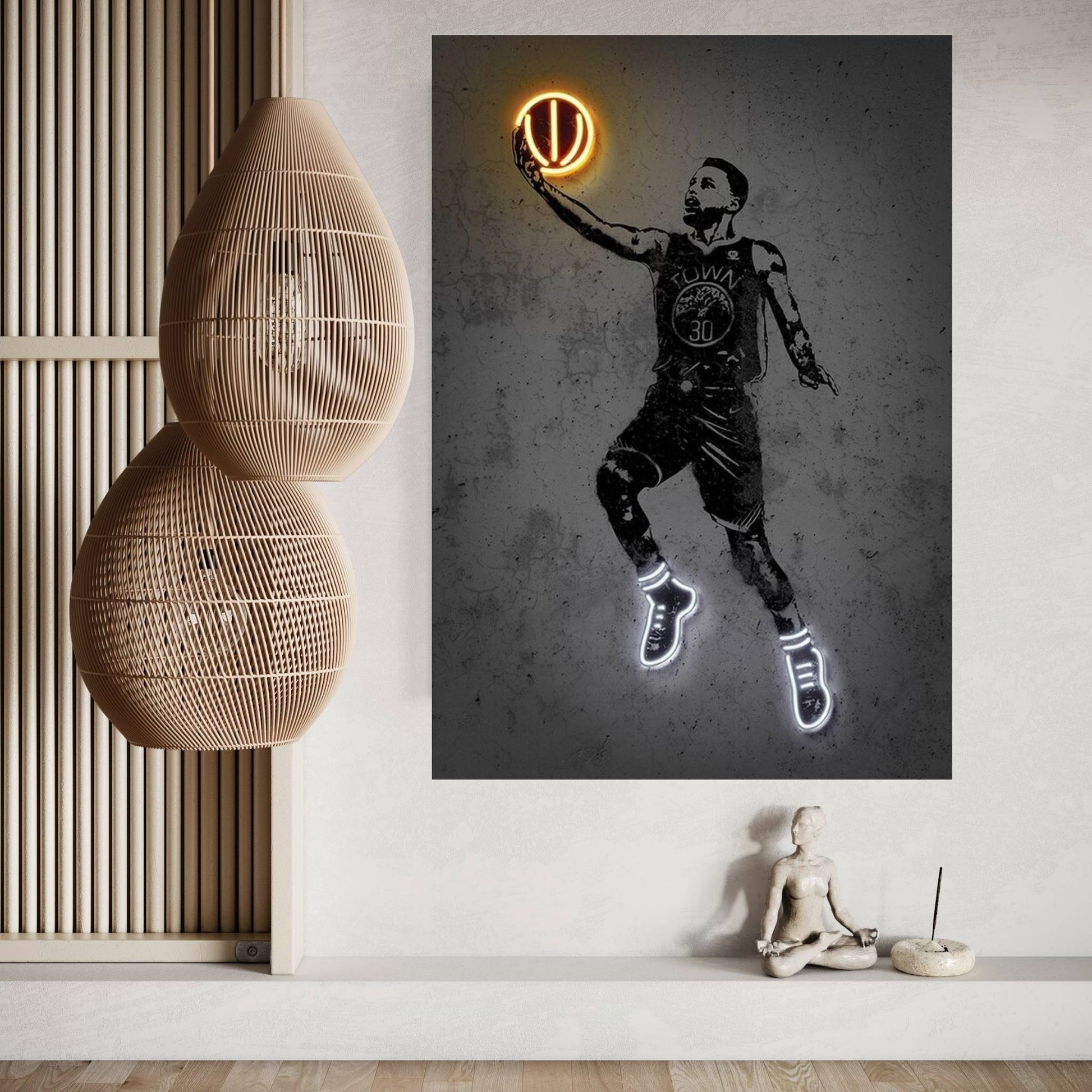 Curry Canvas Wall Art - Y Canvas