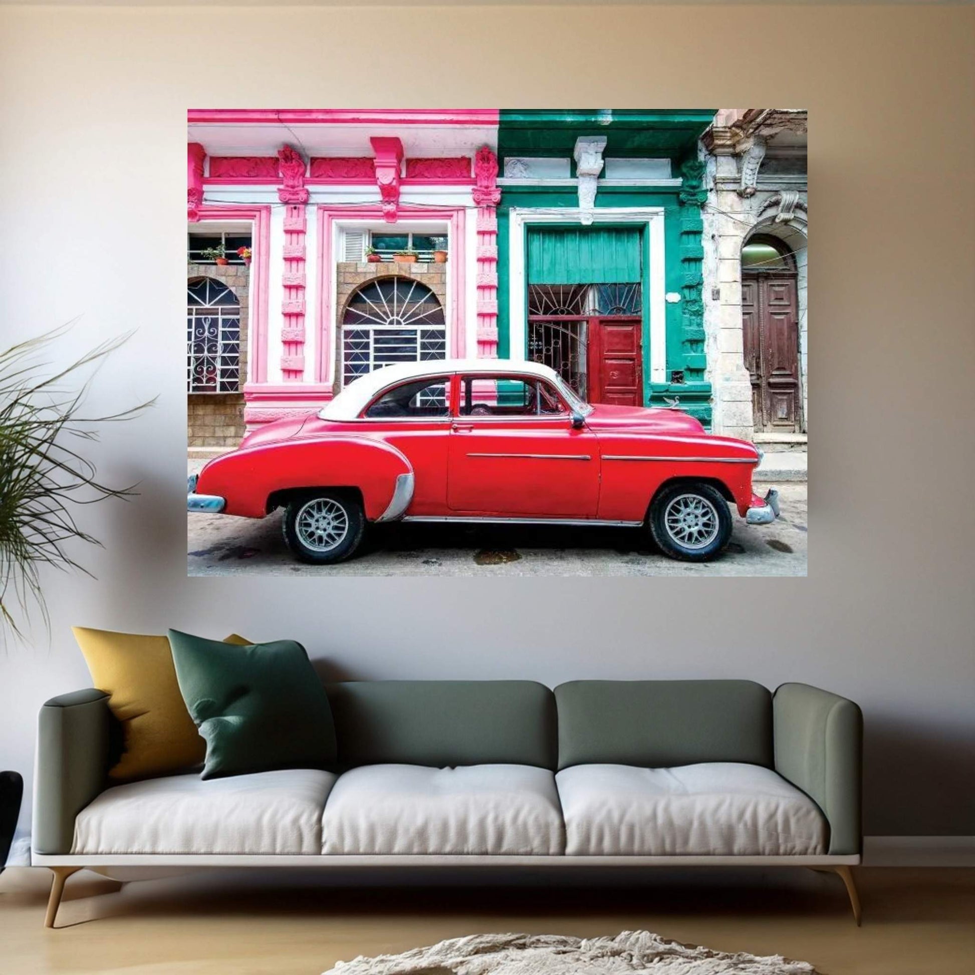 Oldtimer, Old Havana III Canvas Wall Art - Y Canvas
