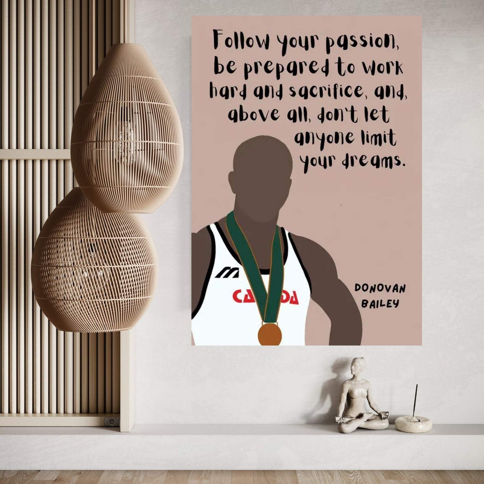 Bailey Quote Canvas Wall Art - Y Canvas