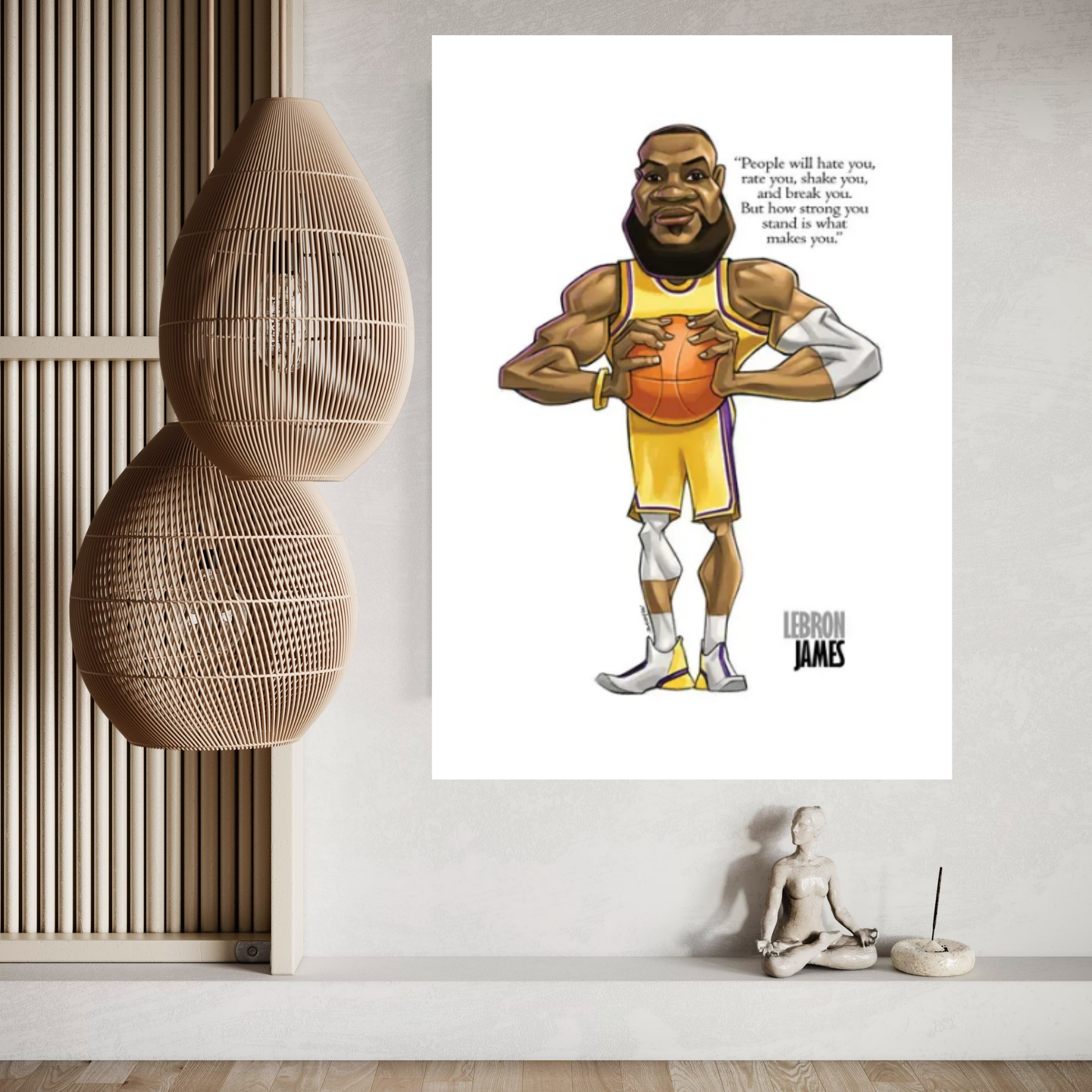 Lebron James Canvas Wall Art - Y Canvas