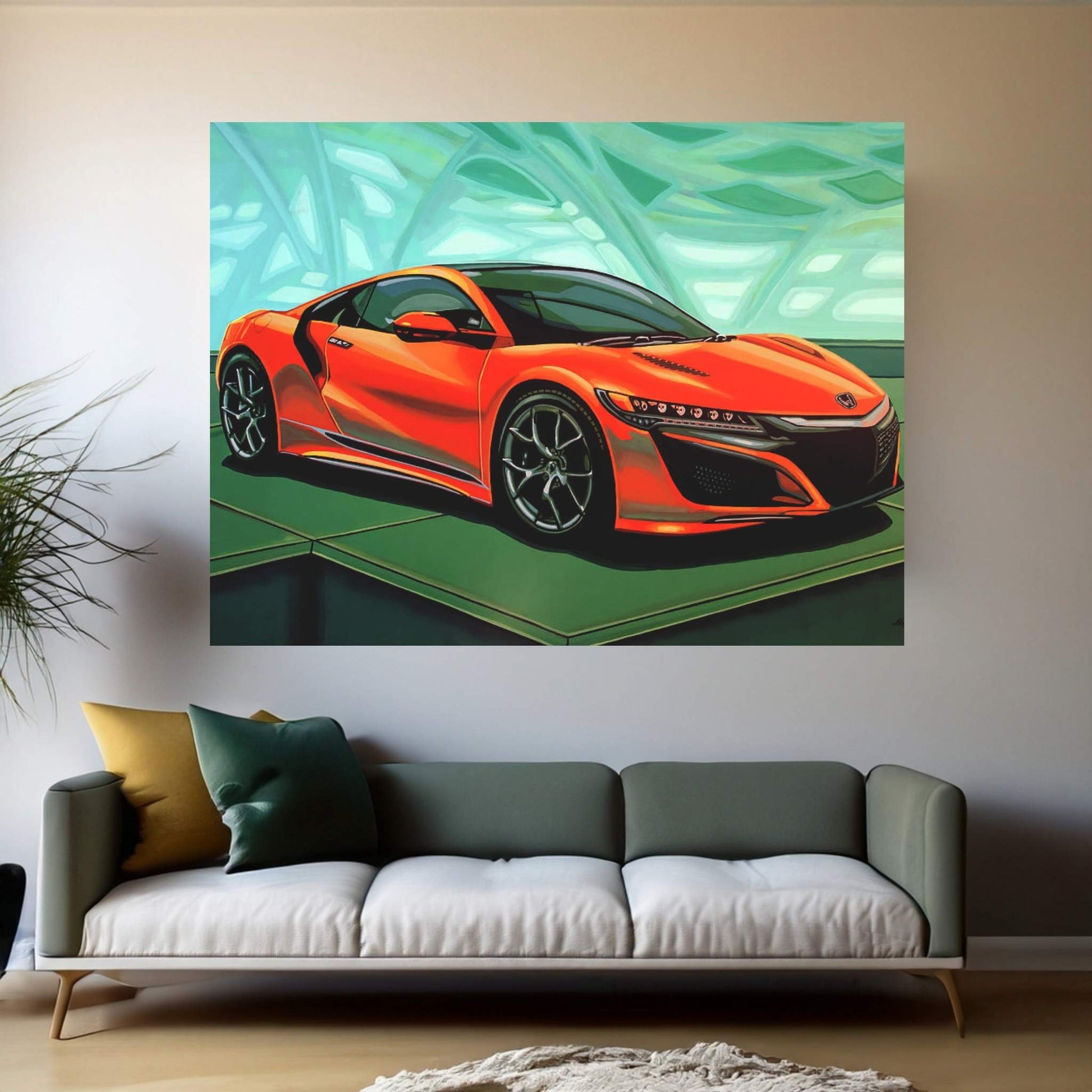 Honda Acura NSX 2016 Canvas Wall Art - Y Canvas