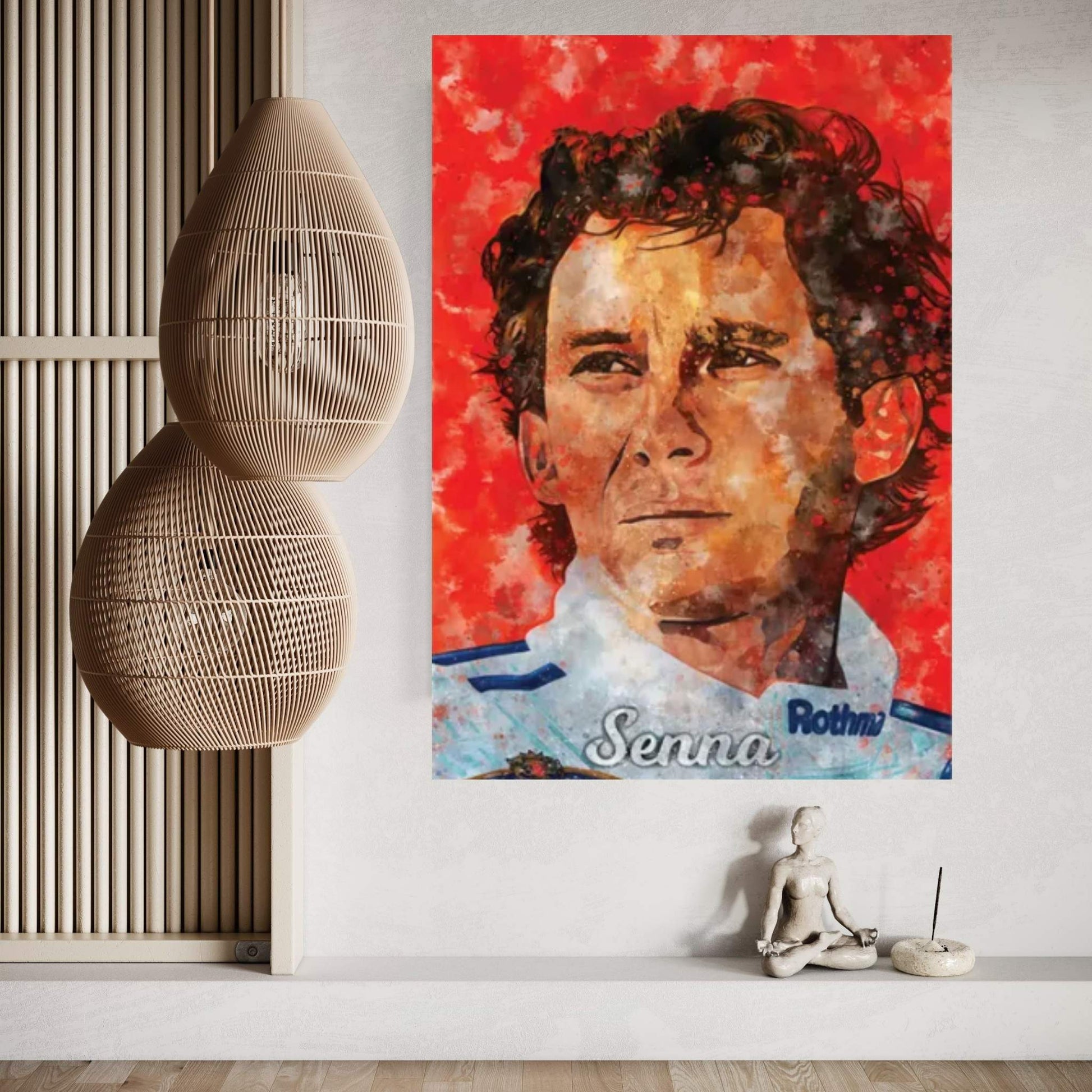 Senna Watercolor Canvas Wall Art - Y Canvas