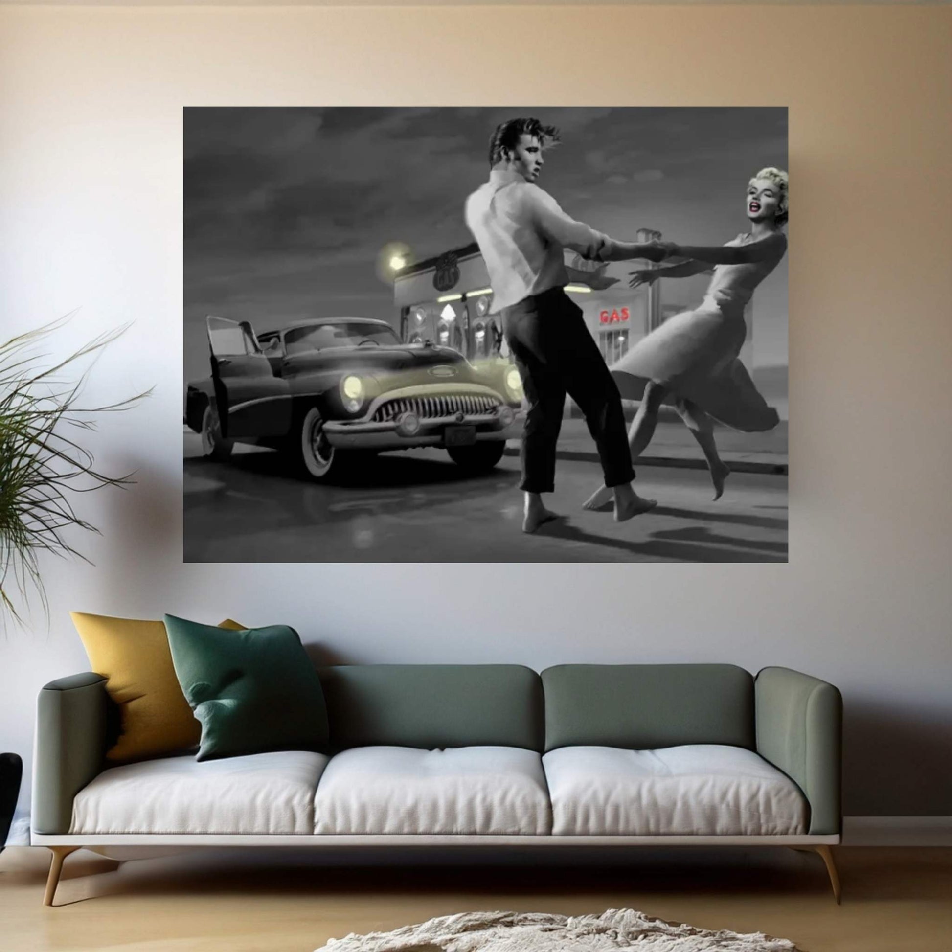 Rendezvous II Canvas Wall Art - Y Canvas