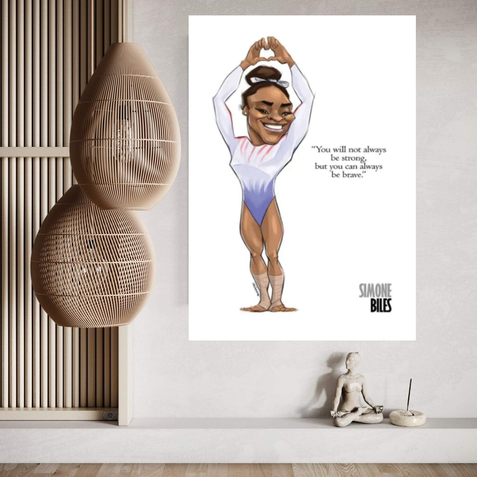 Simone Biles Canvas Wall Art - Y Canvas