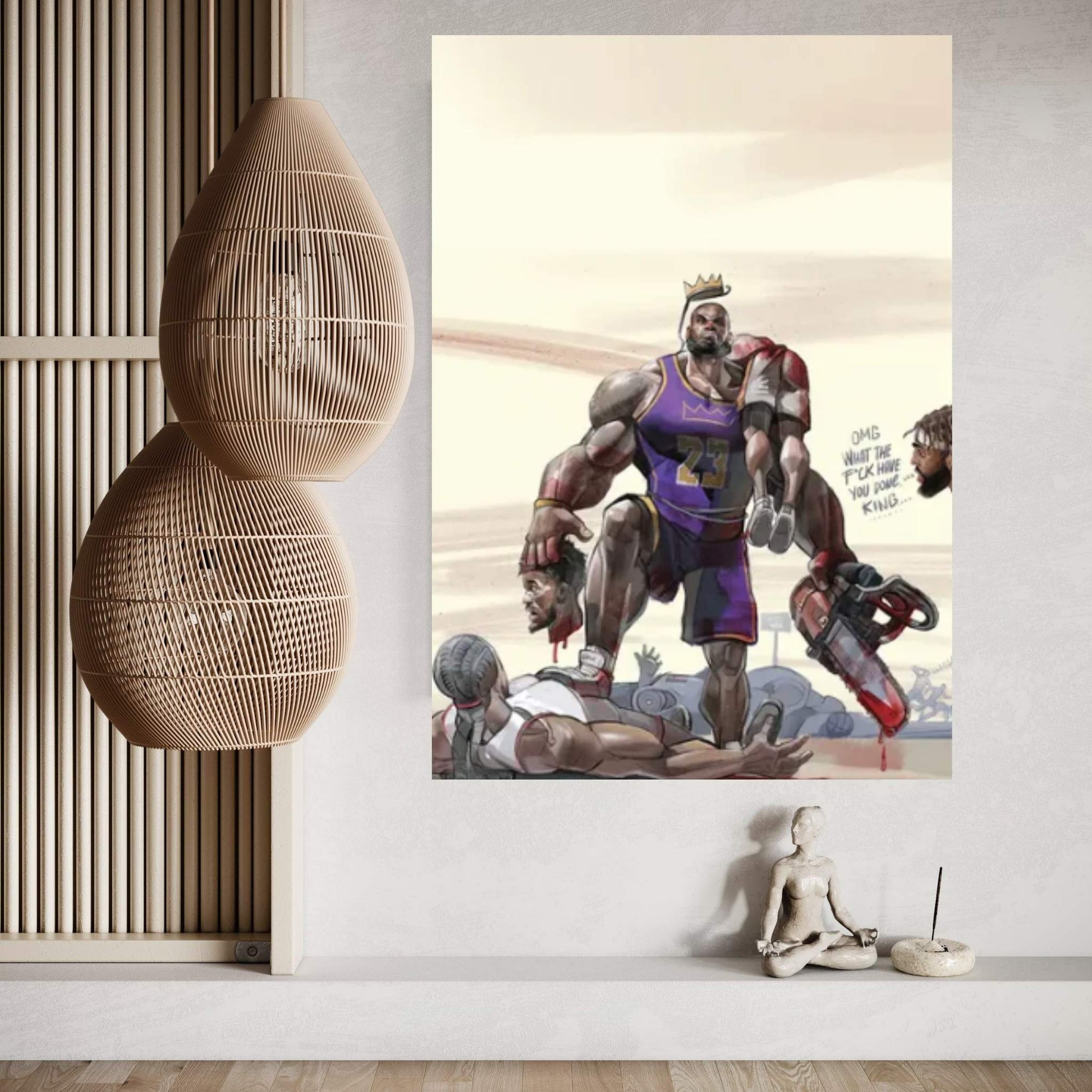 Bloody Madness Canvas Wall Art - Y Canvas