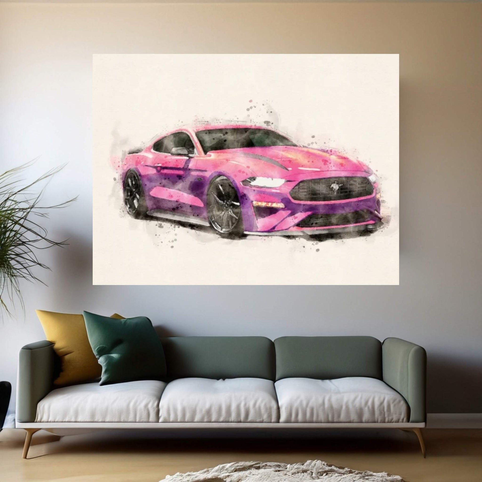 Ford Mustang St MMXX Canvas Wall Art - Y Canvas