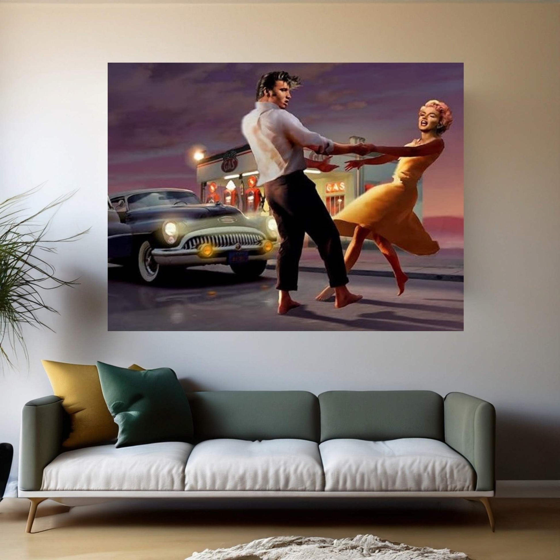 Rendezvous I Canvas Wall Art - Y Canvas