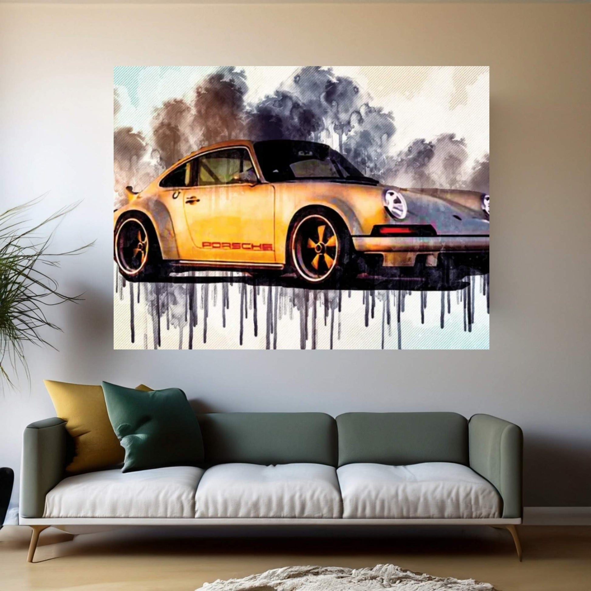 Singer Dls 2018 Porsche 911 Sports Tuning German Sports Cars Canvas Wall Art - Y Canvas