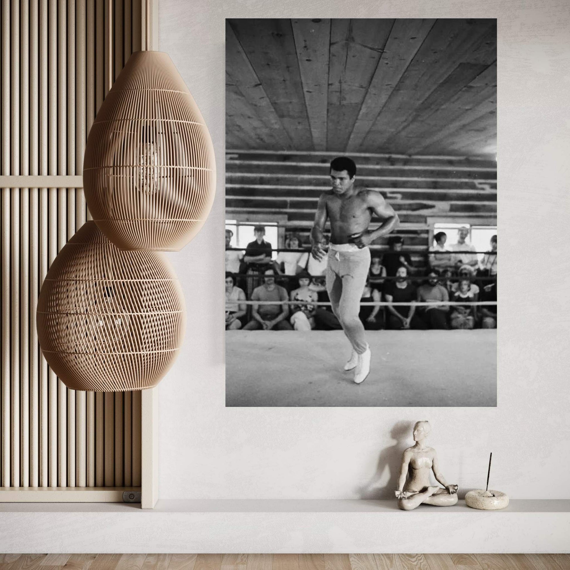 In-Ring Movement At Deer Lake II (Rumble In The Jungle™ Training Camp) Canvas Wall Art - Y Canvas