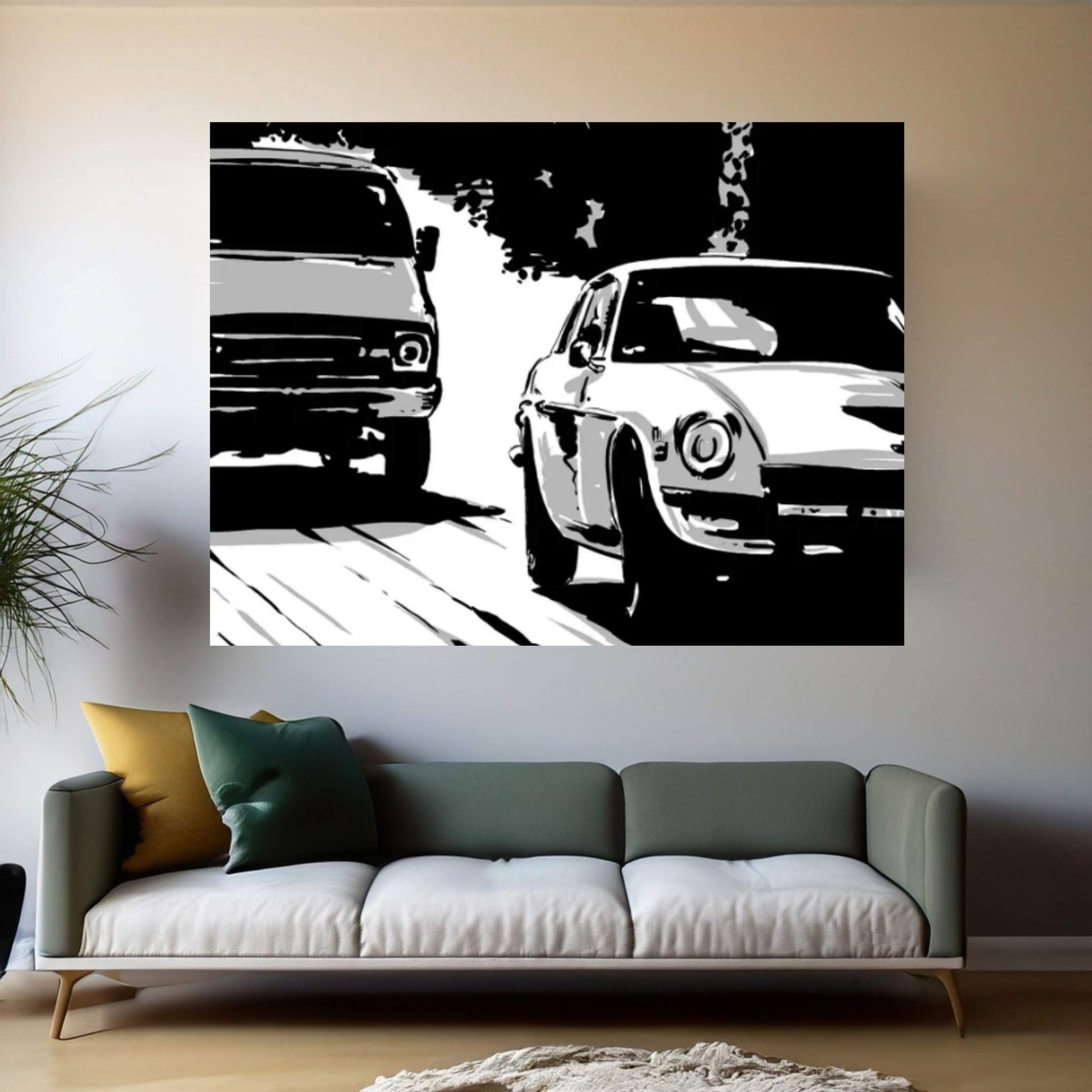 Driving II Canvas Wall Art - Y Canvas