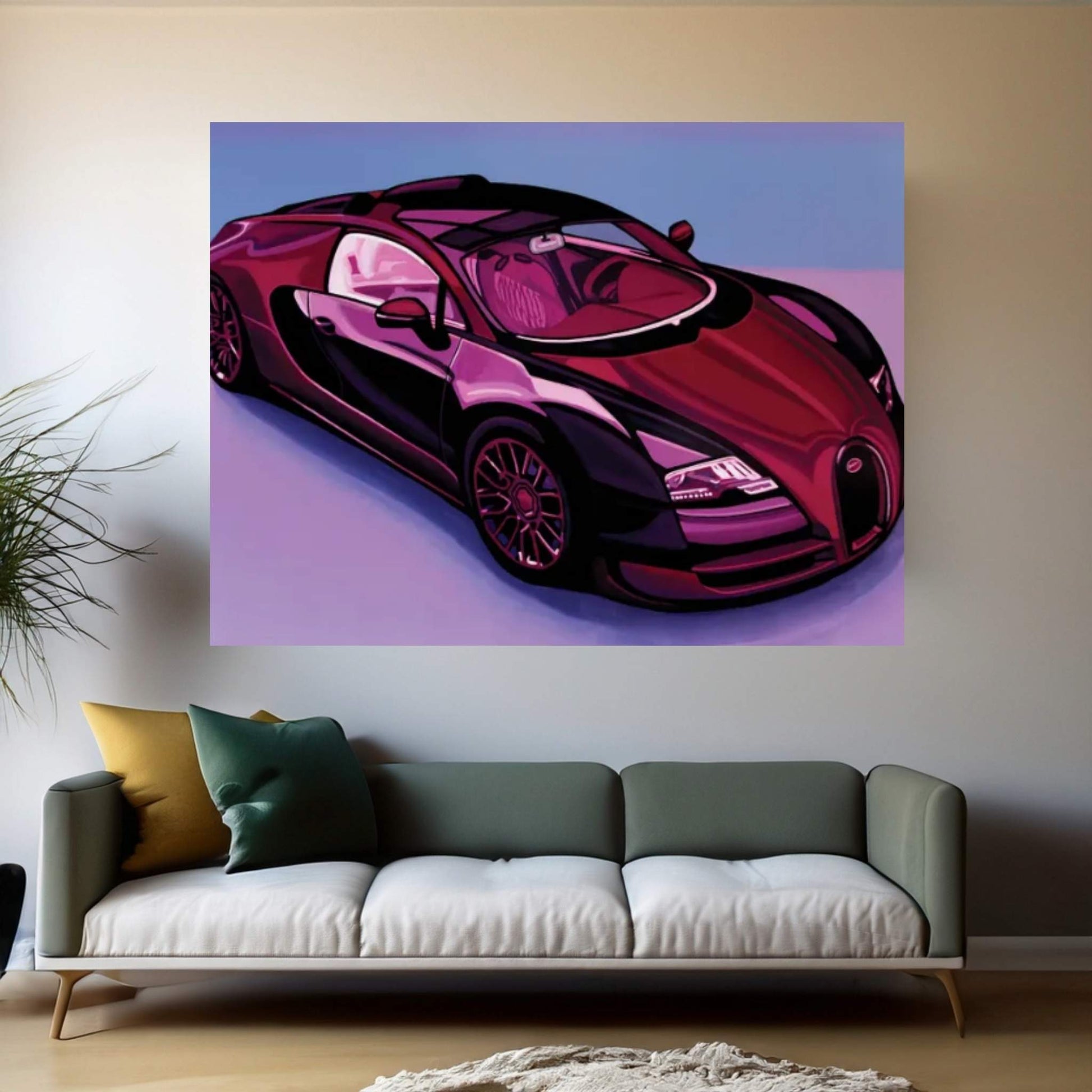 Bugatti Veyron 2005 Canvas Wall Art - Y Canvas