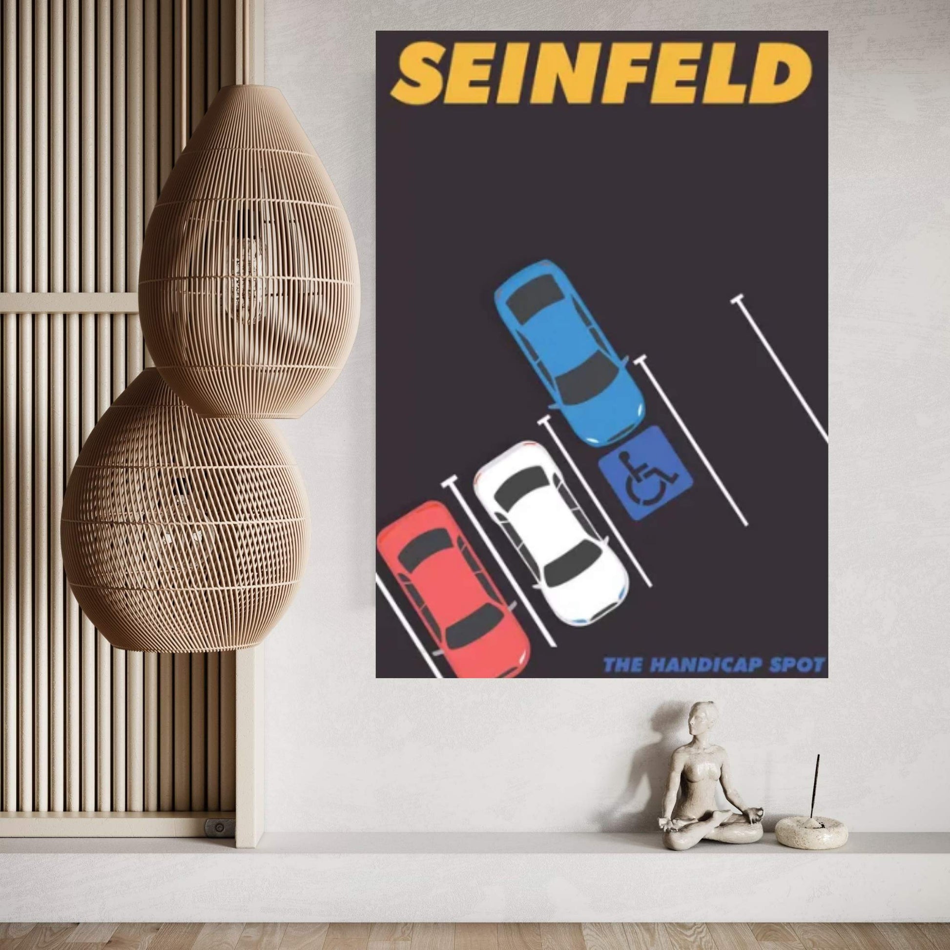 Seinfeld Alternative Minimalist Poster Canvas Wall Art - Y Canvas