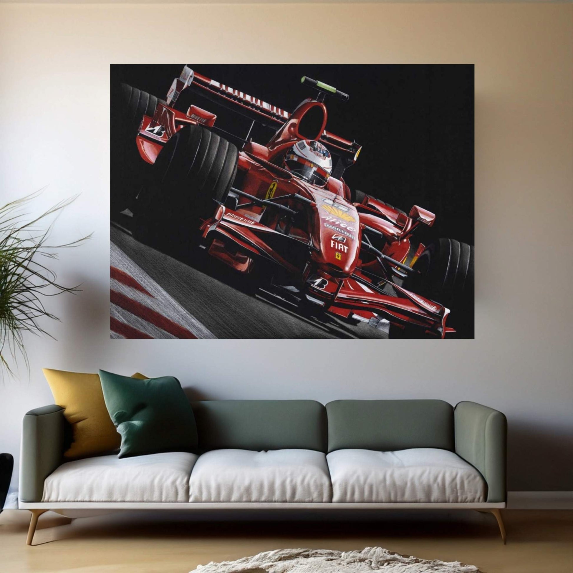 Räikkönen Wall Art - Y Canvas