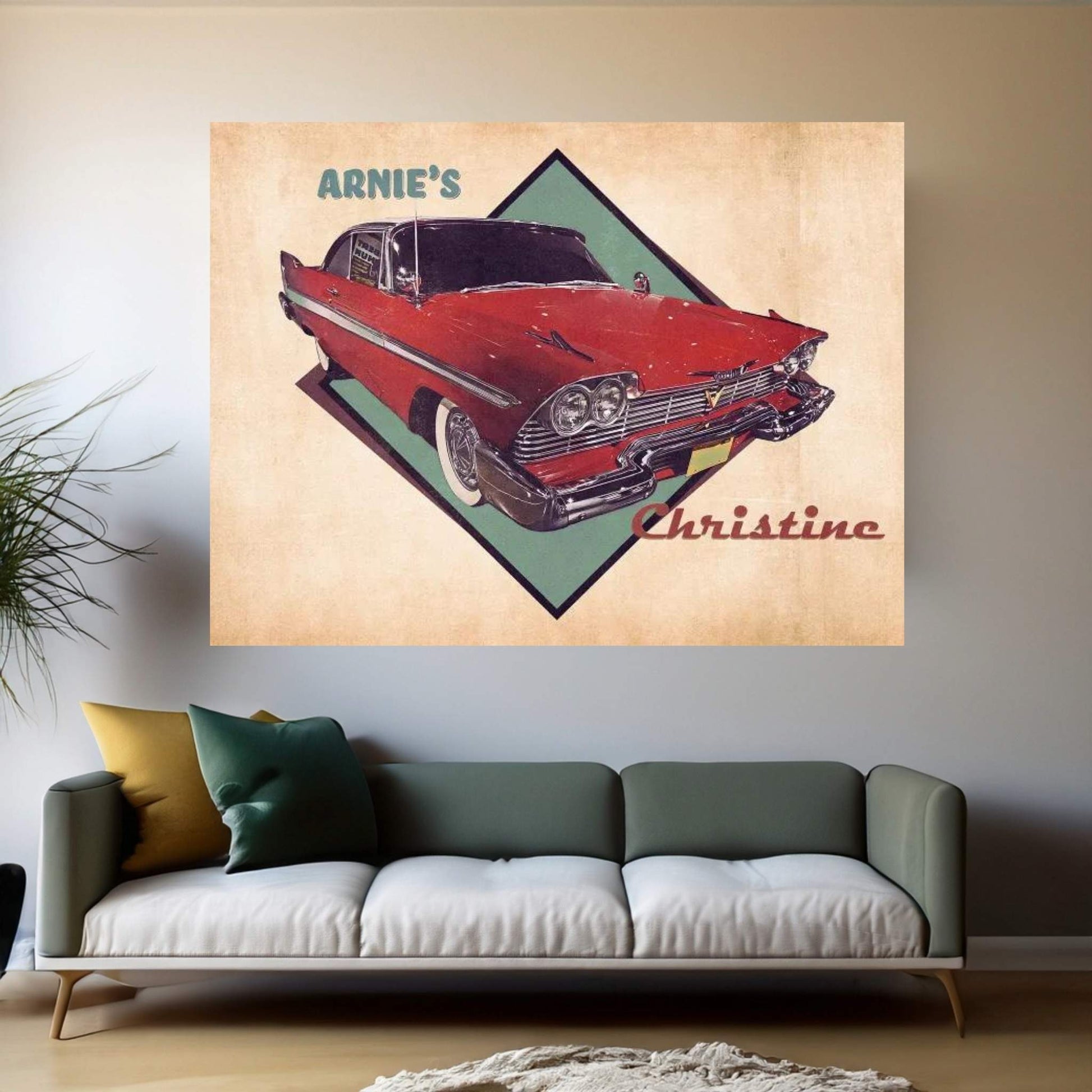 Arnie's Christine Canvas Wall Art - Y Canvas