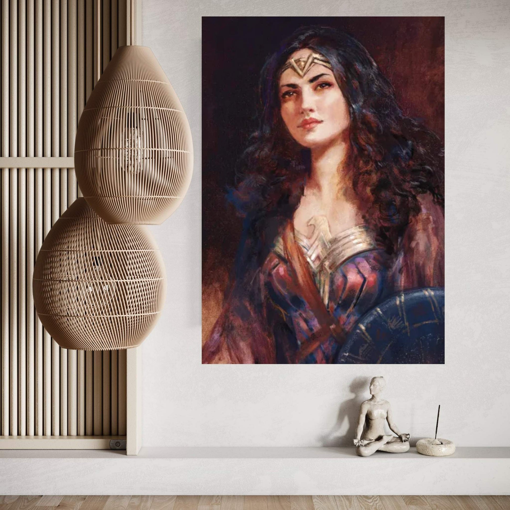 Diana Prince Portrait Canvas Wall Art - Y Canvas