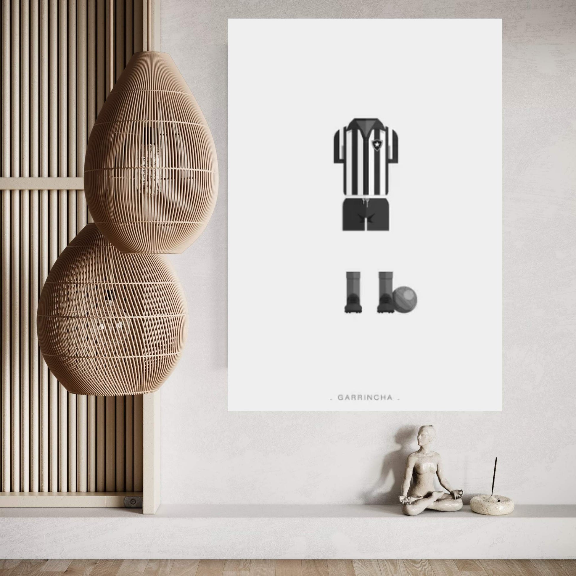 Garrincha Canvas Wall Art - Y Canvas