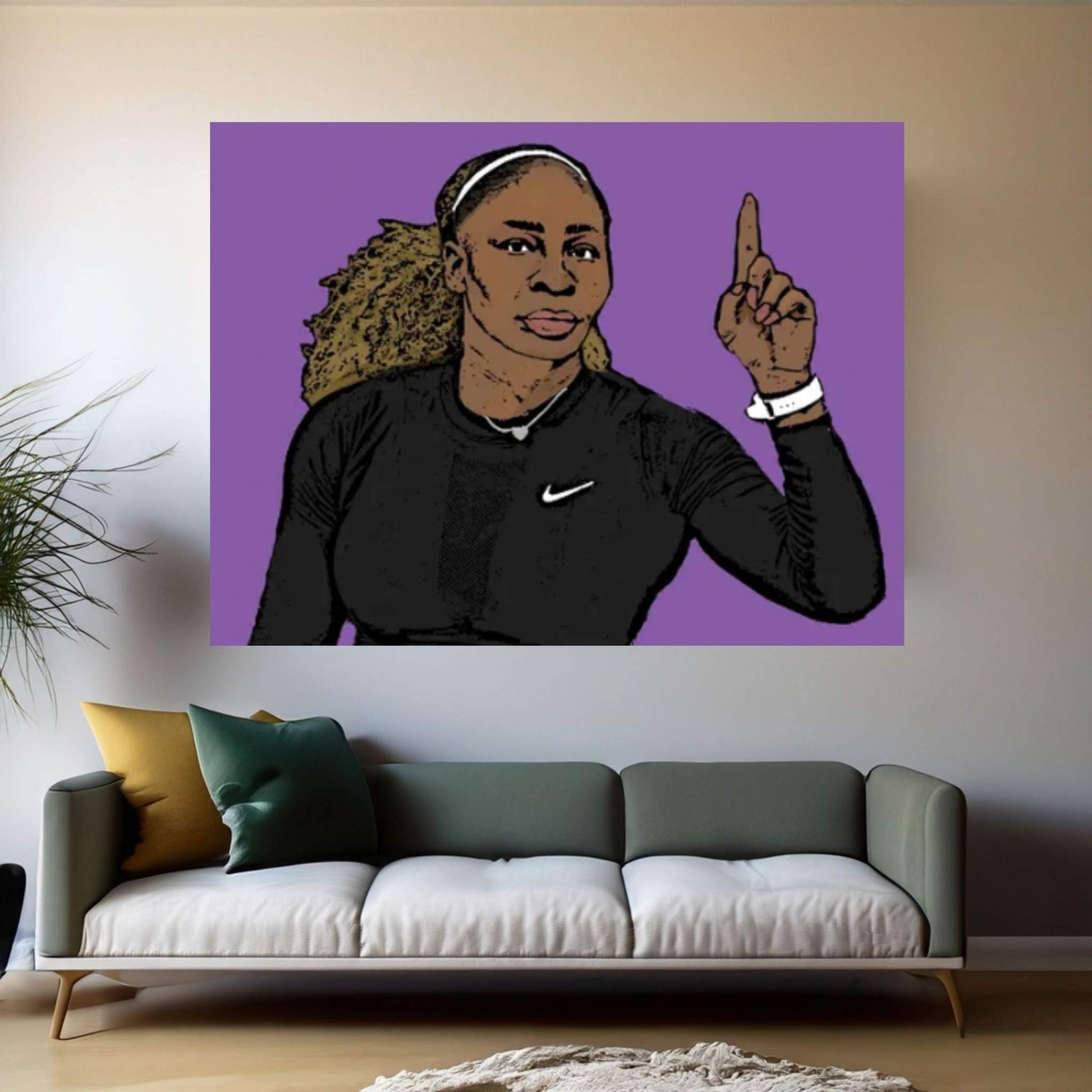 Serena Canvas Wall Art - Y Canvas