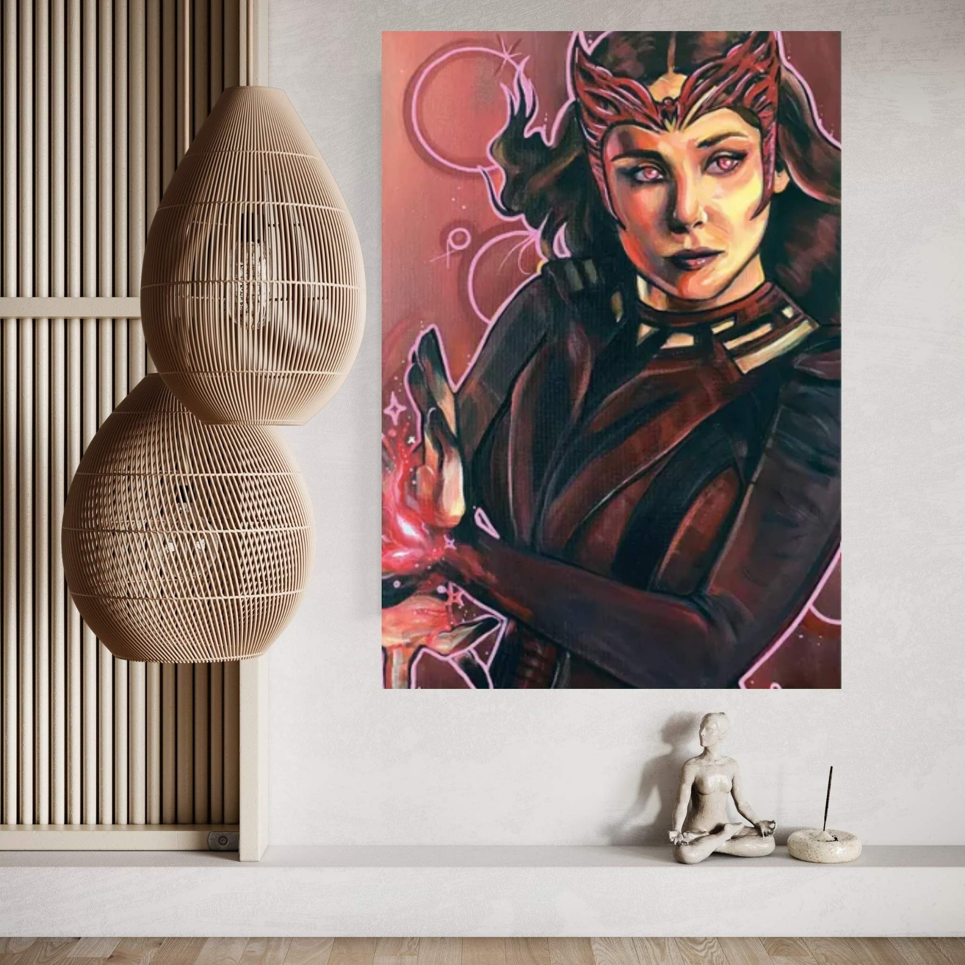 Scarlet Witch Canvas Wall Art - Y Canvas
