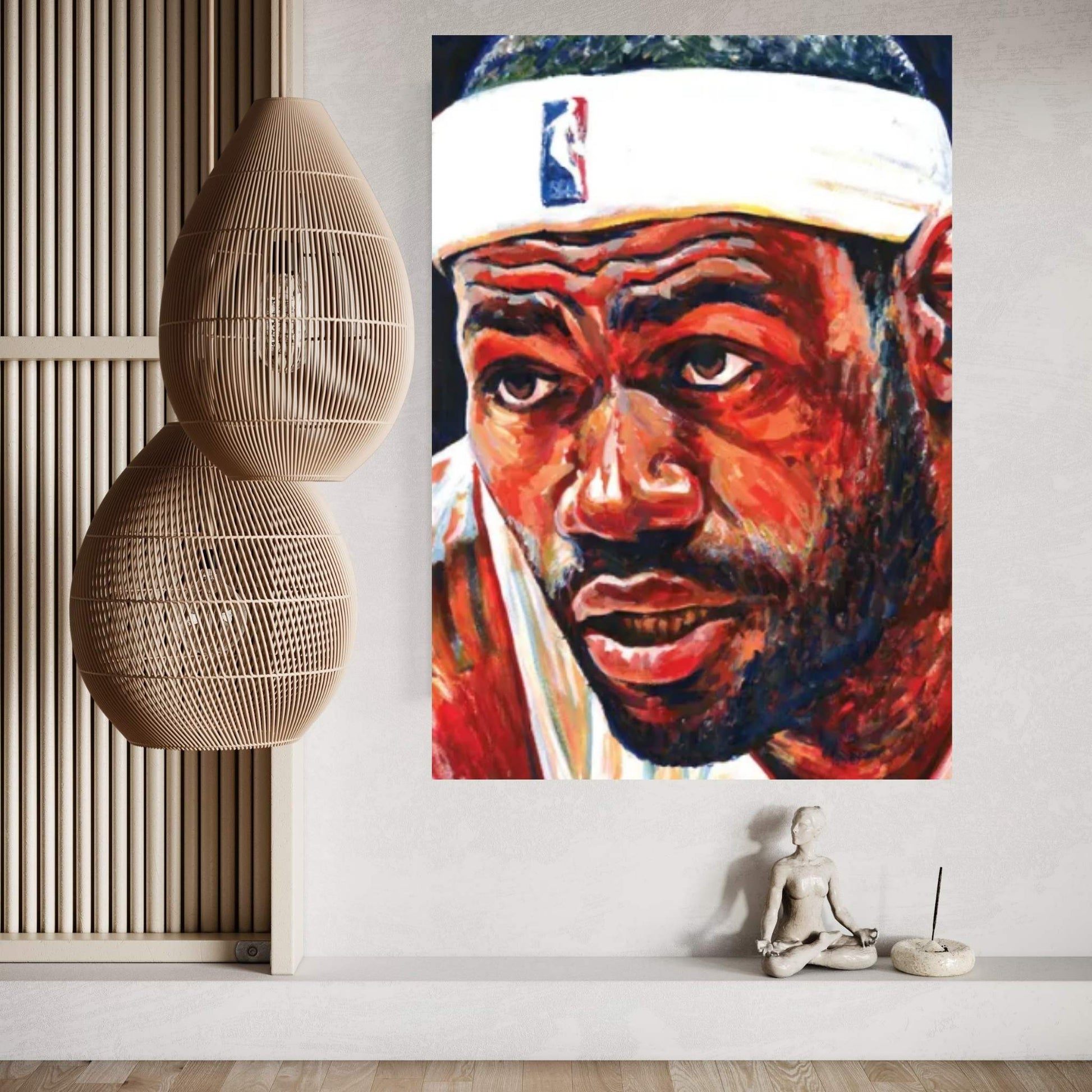 Lebron James Canvas Wall Art - Y Canvas