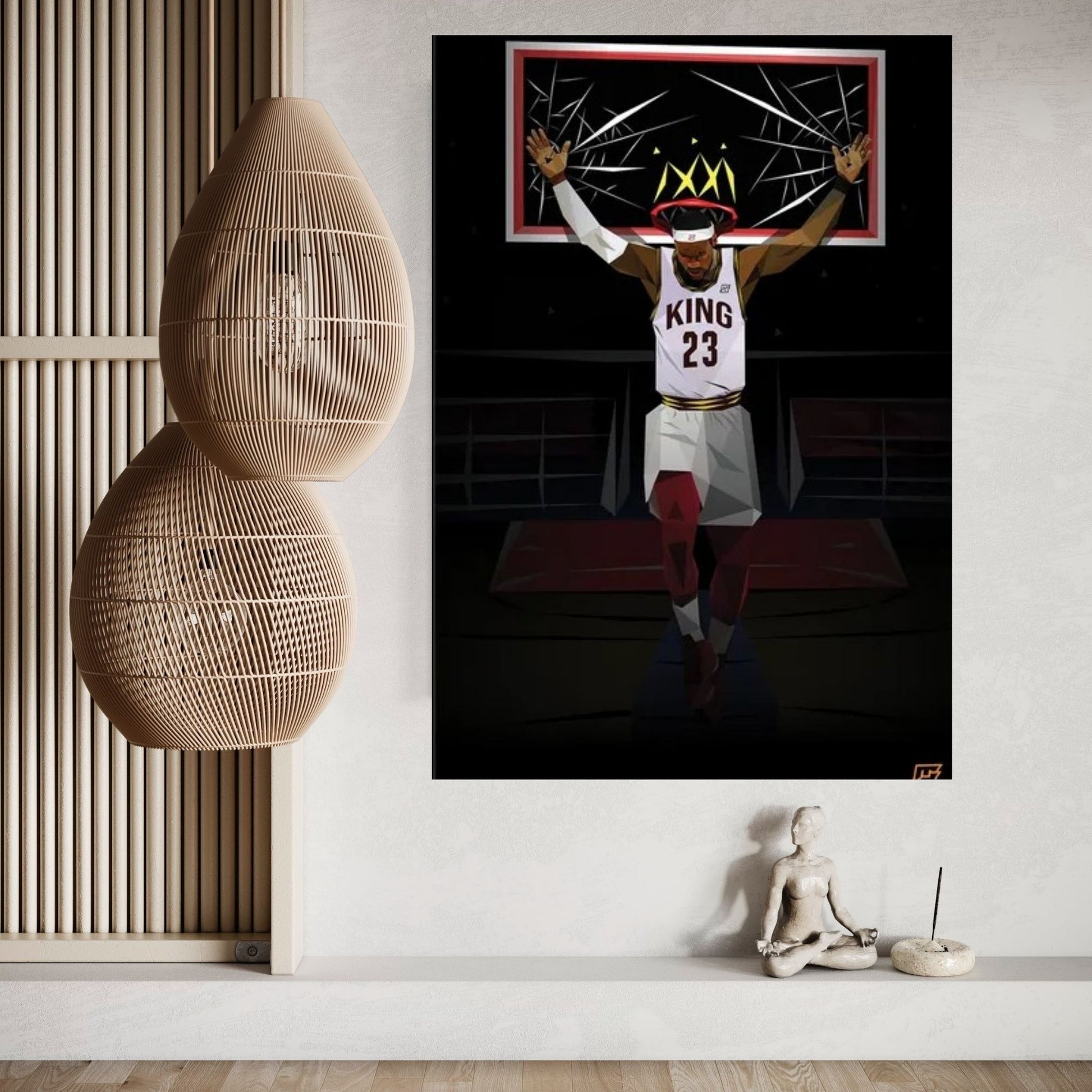 King James Canvas Wall Art - Y Canvas