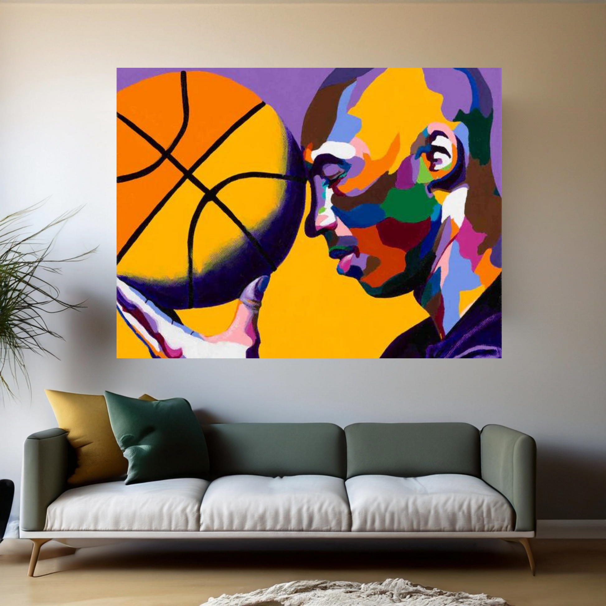 One With The Game Canvas Wall Art - Y Canvas