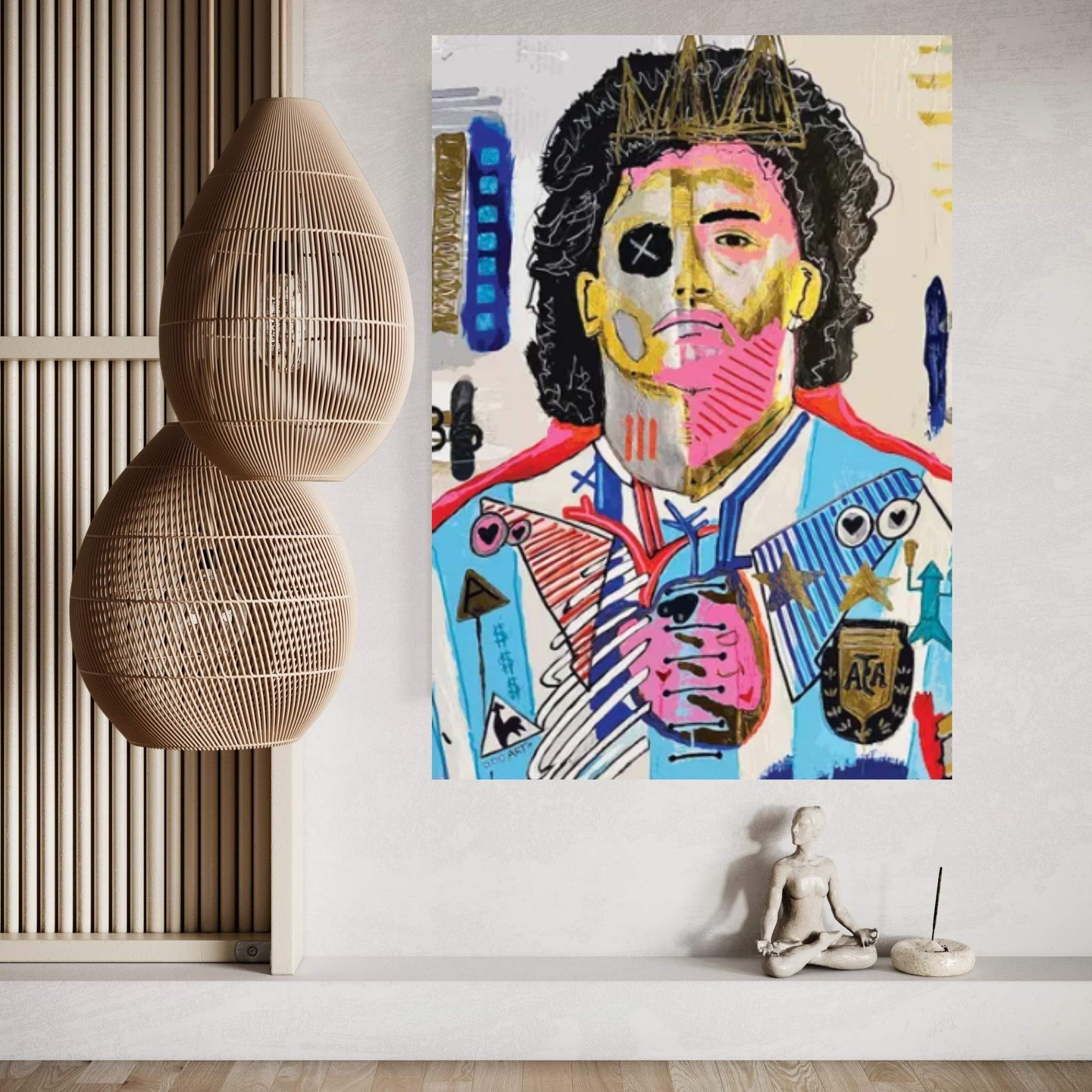 D10S NewsPaper Canvas Wall Art - Y Canvas