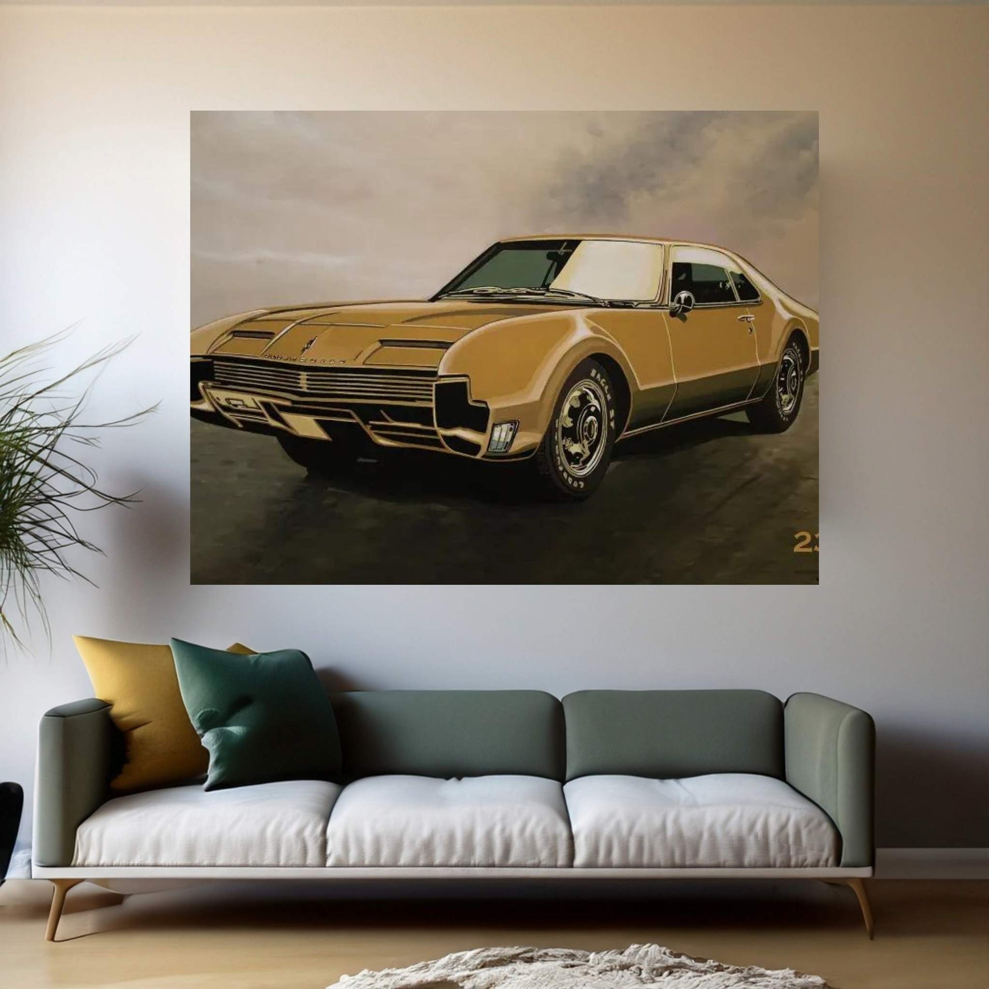 Oldsmobile Toronado 1969 Canvas Wall Art - Y Canvas